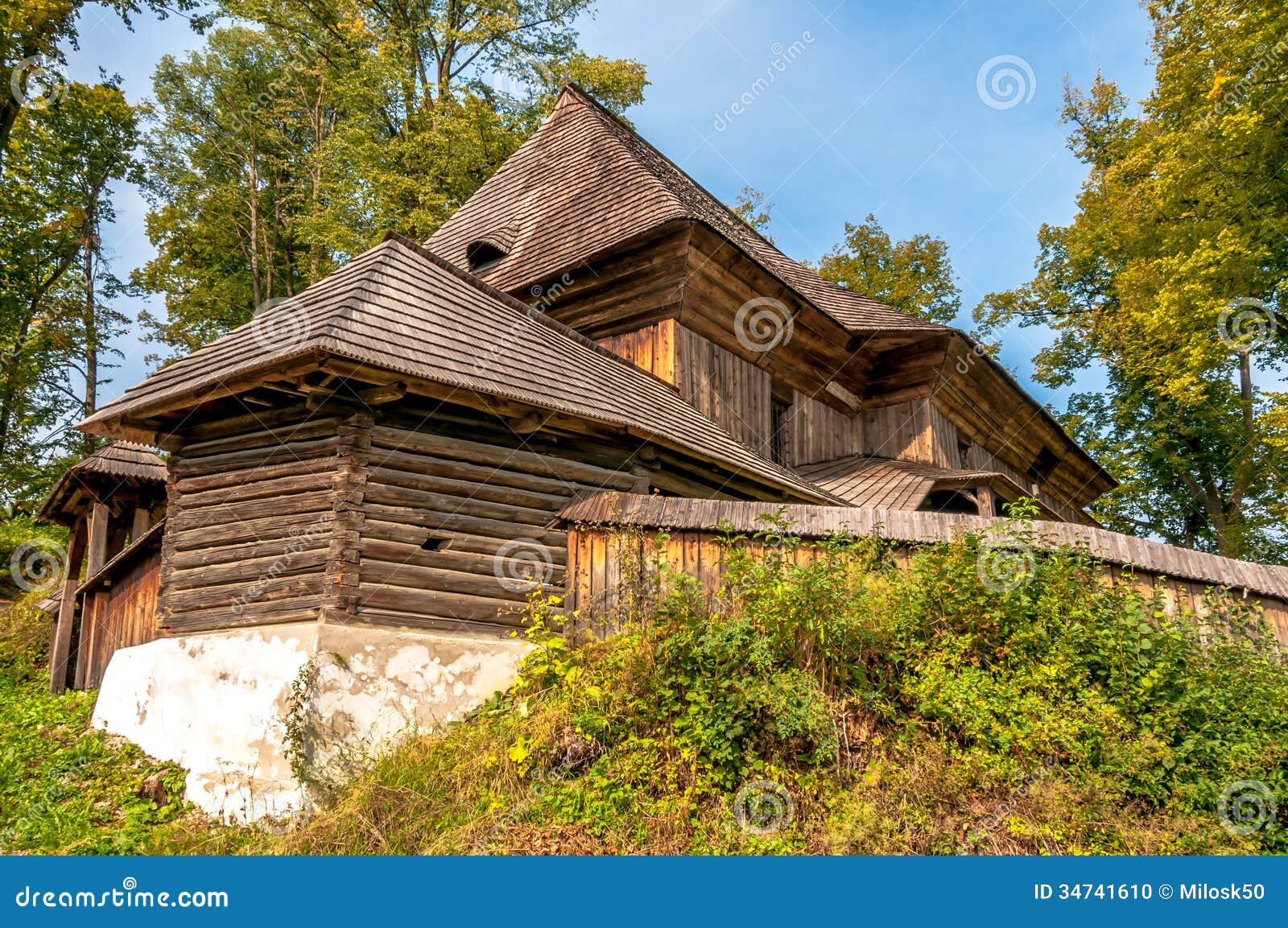 wooden articular church in lestiny