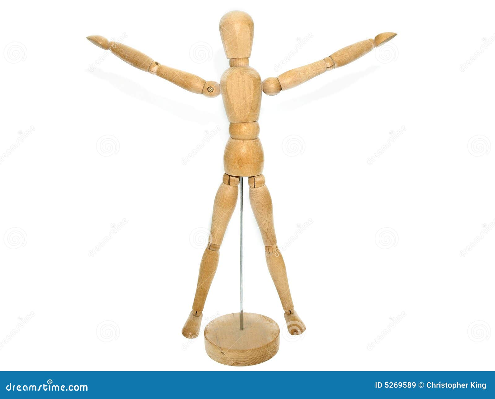 Wooden Artist Dummy Model Royalty Free Stock Images Image 5269589