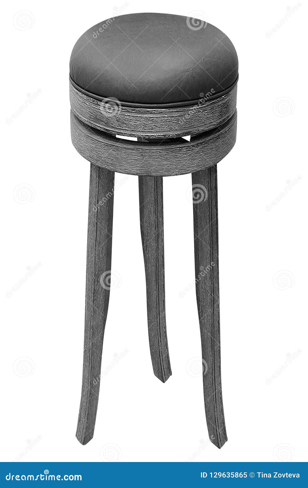 Wooden bar chair stock image. Image of white, brown - 129635865