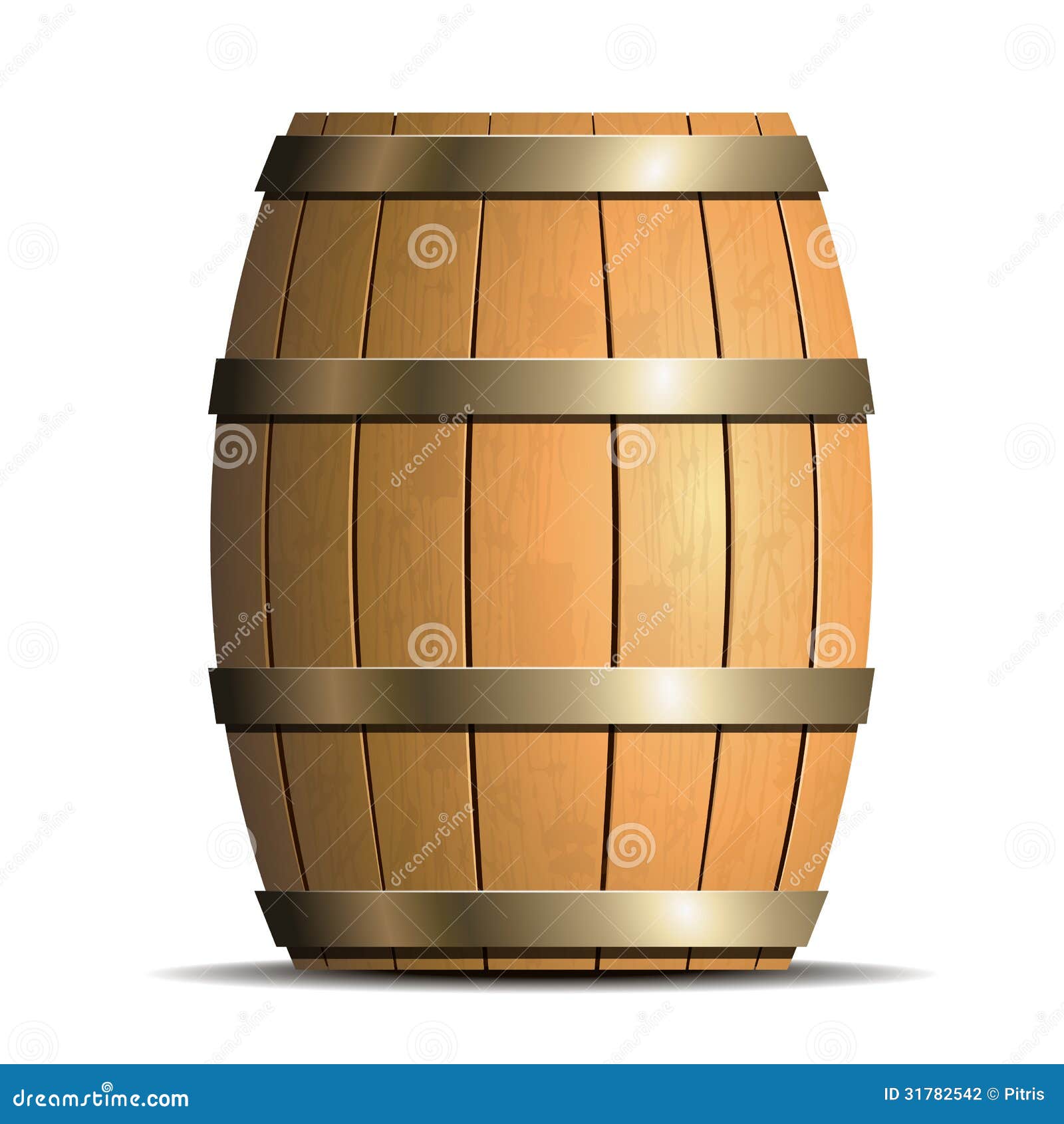 wooden barrel 