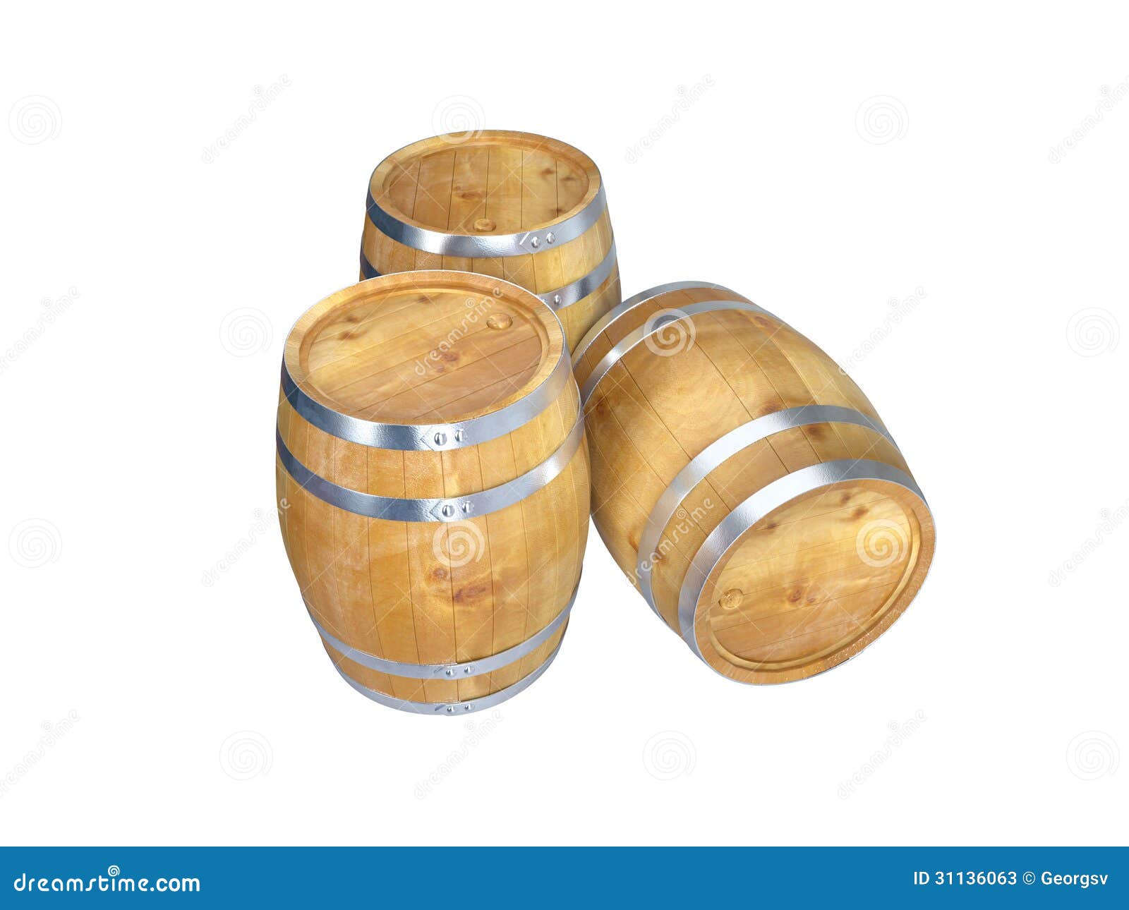 Wooden barrels stock image. Image of rustic, tavern, storage 31136063