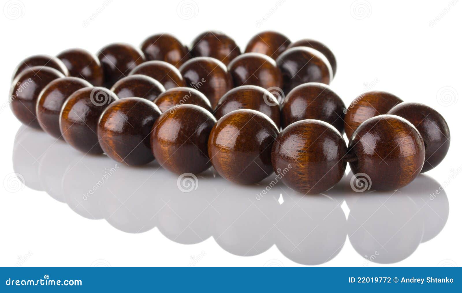 Red Wooden Beads As Stylish Red Embossed Background With Wood Texture