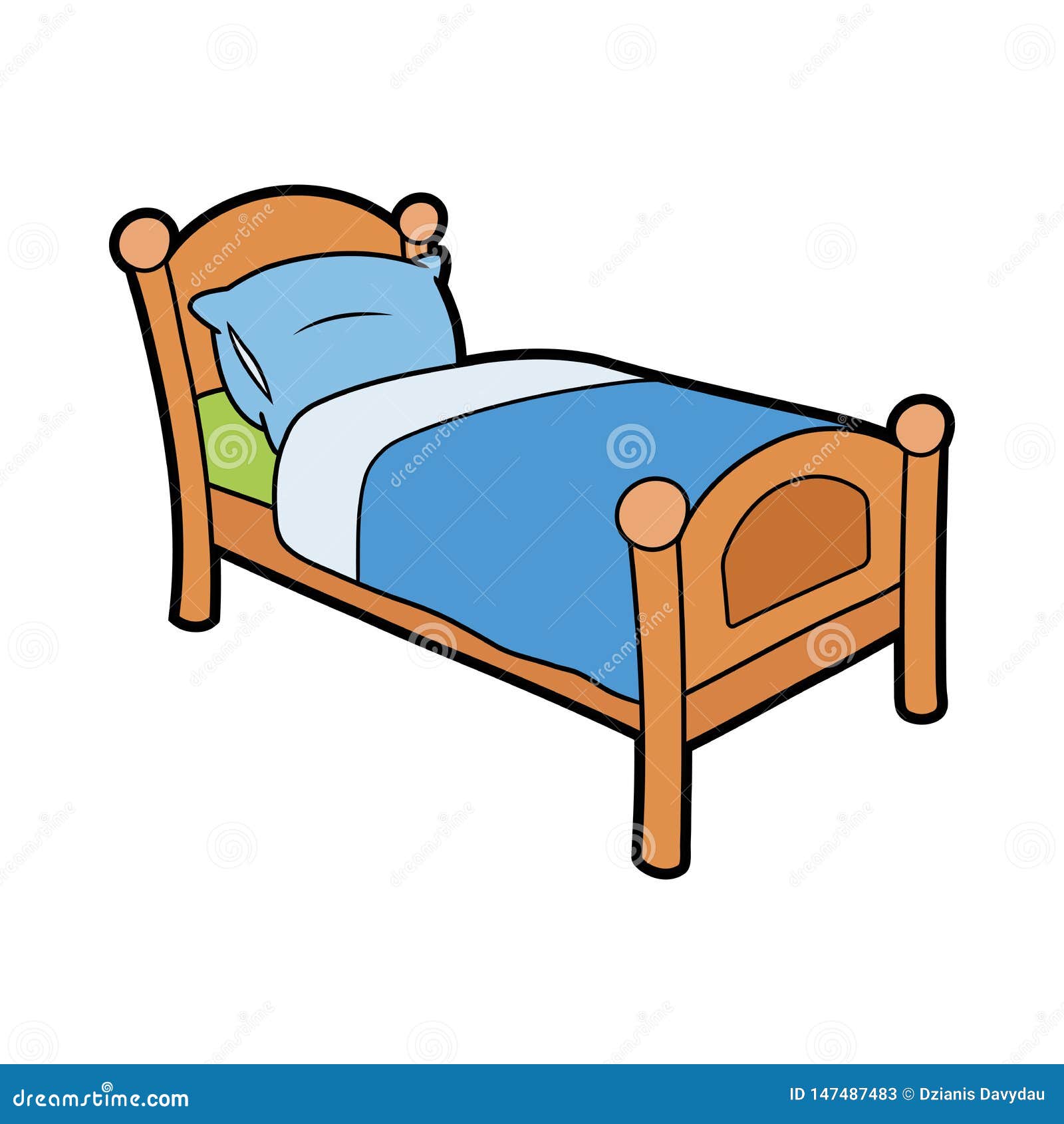 clip art bed