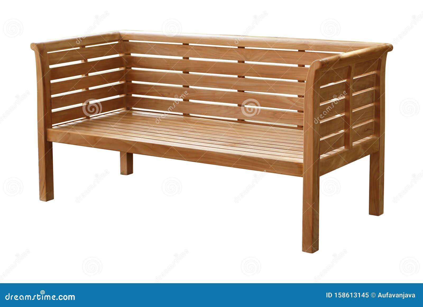 Wooden Bench Furniture for Outdoor or Park Furniture Stock Image ...