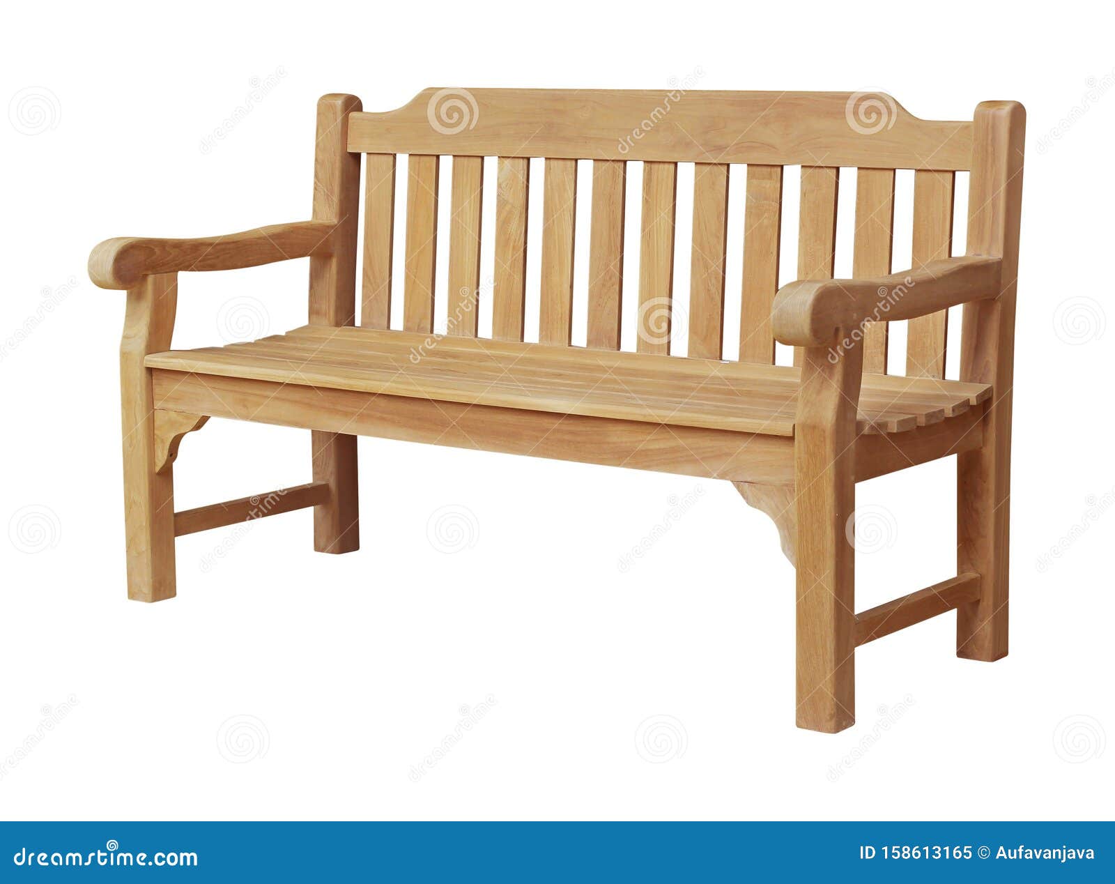 Wooden Bench Furniture for Outdoor or Park Furniture Stock Image ...