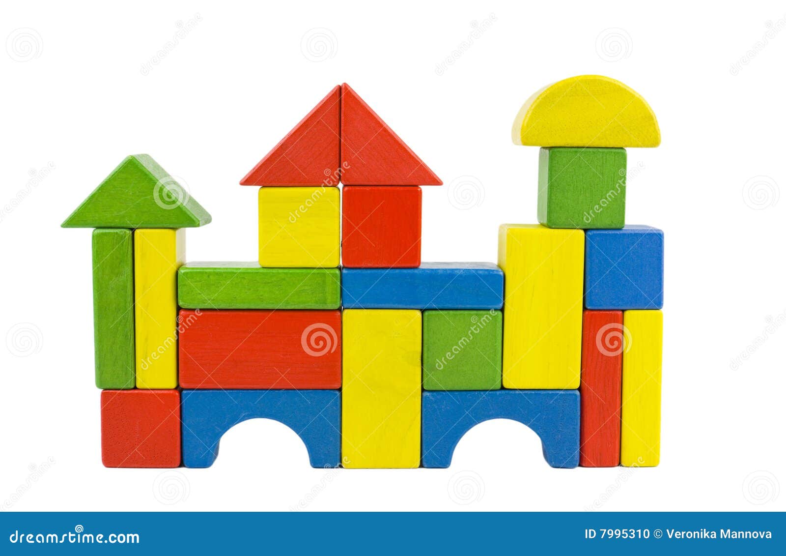 wooden blocks castle 7995310