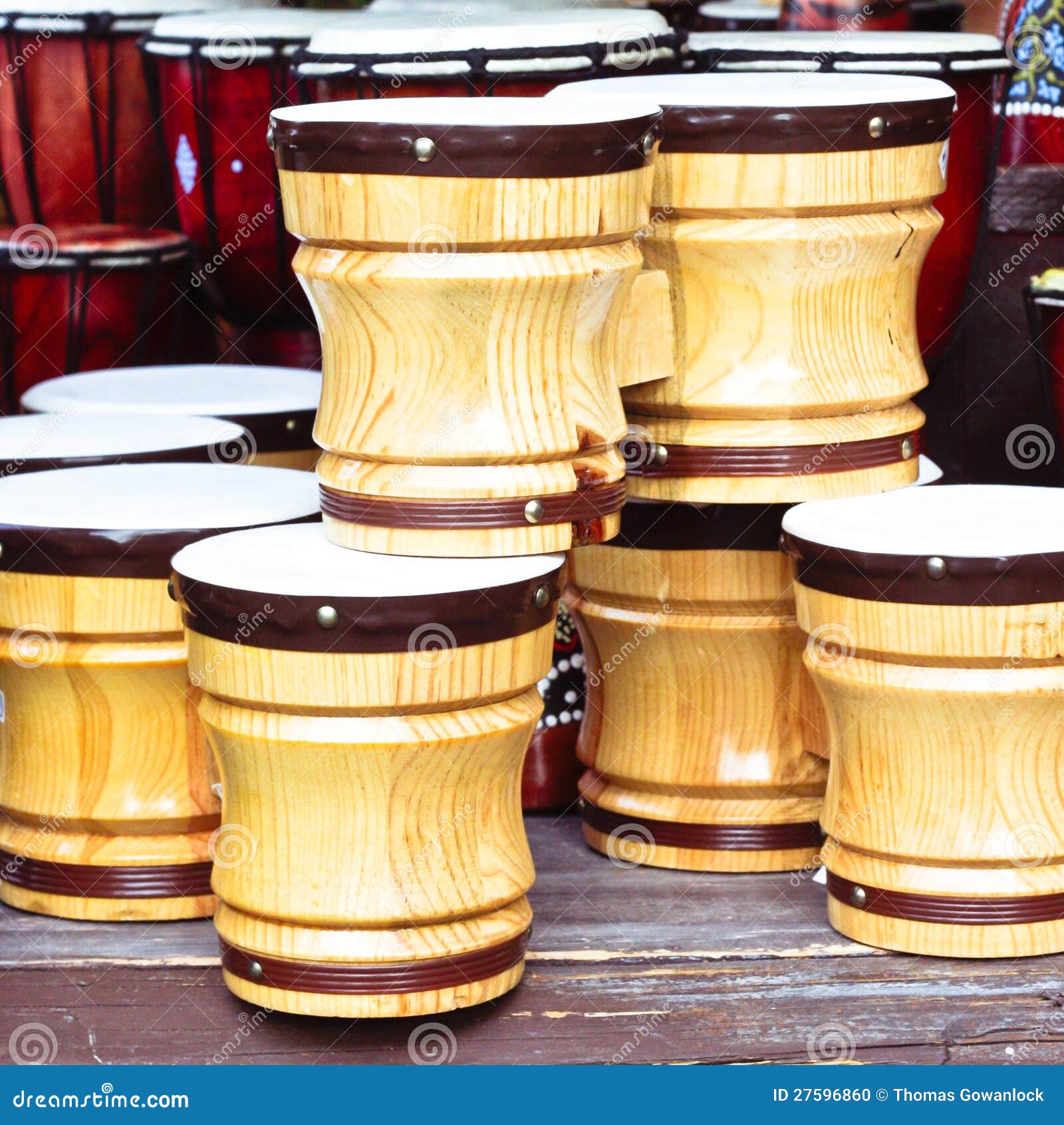 Wooden bongos stock photo. Image of stilllife, caribbean 27596860