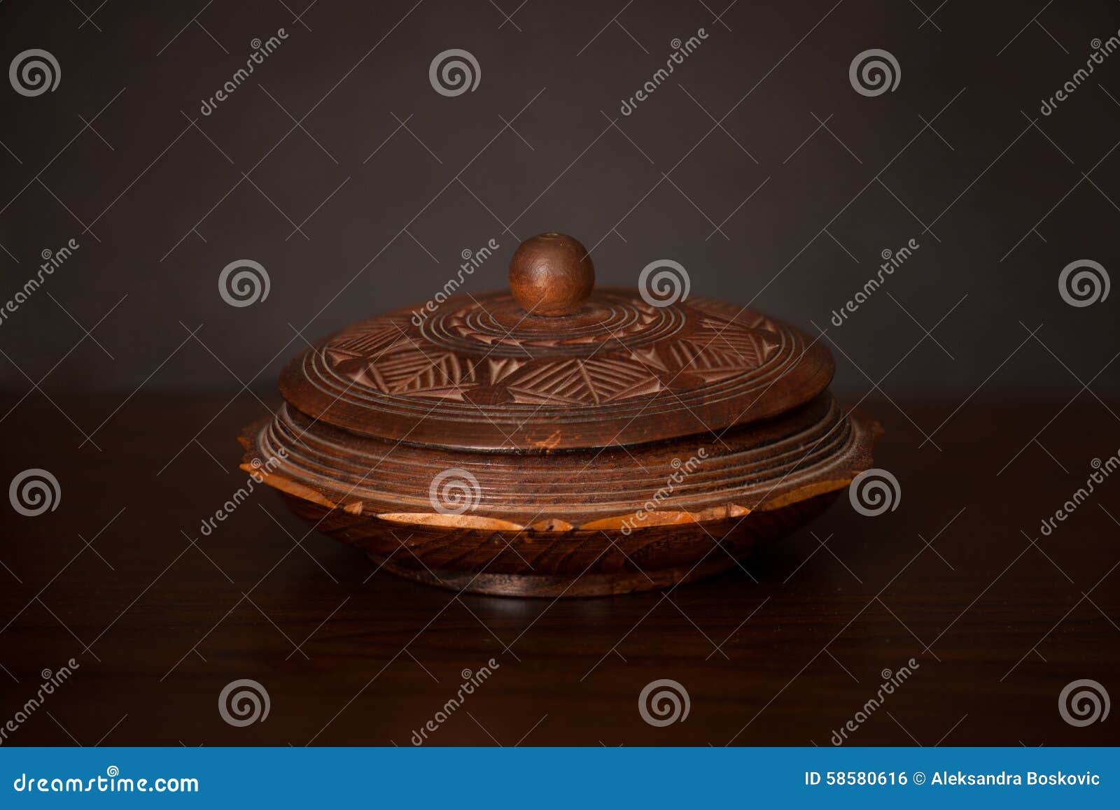 Wooden Box Stock Photo - Image: 58580616