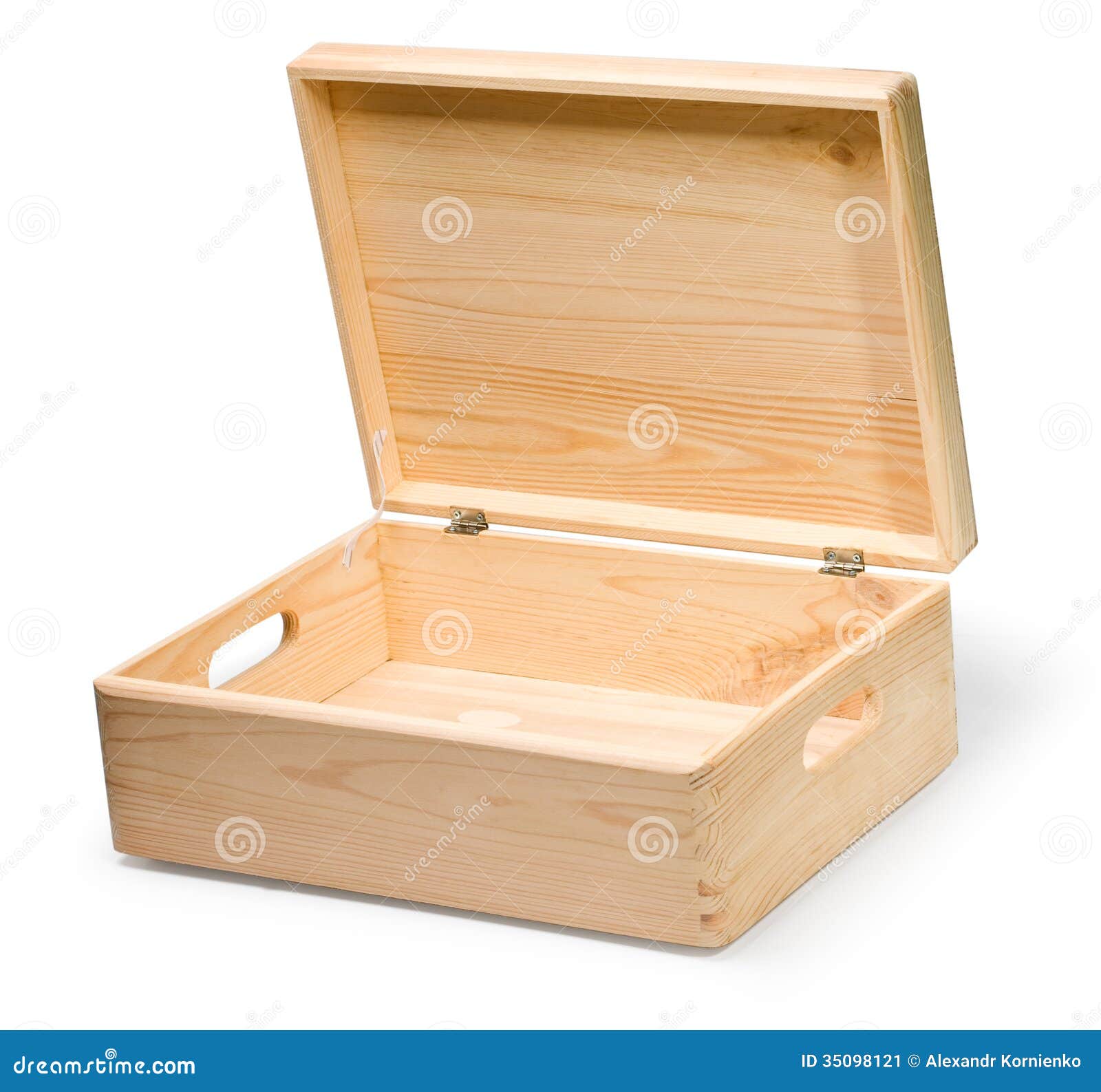 Wooden box stock image. Image of wood, isolated, concept ...