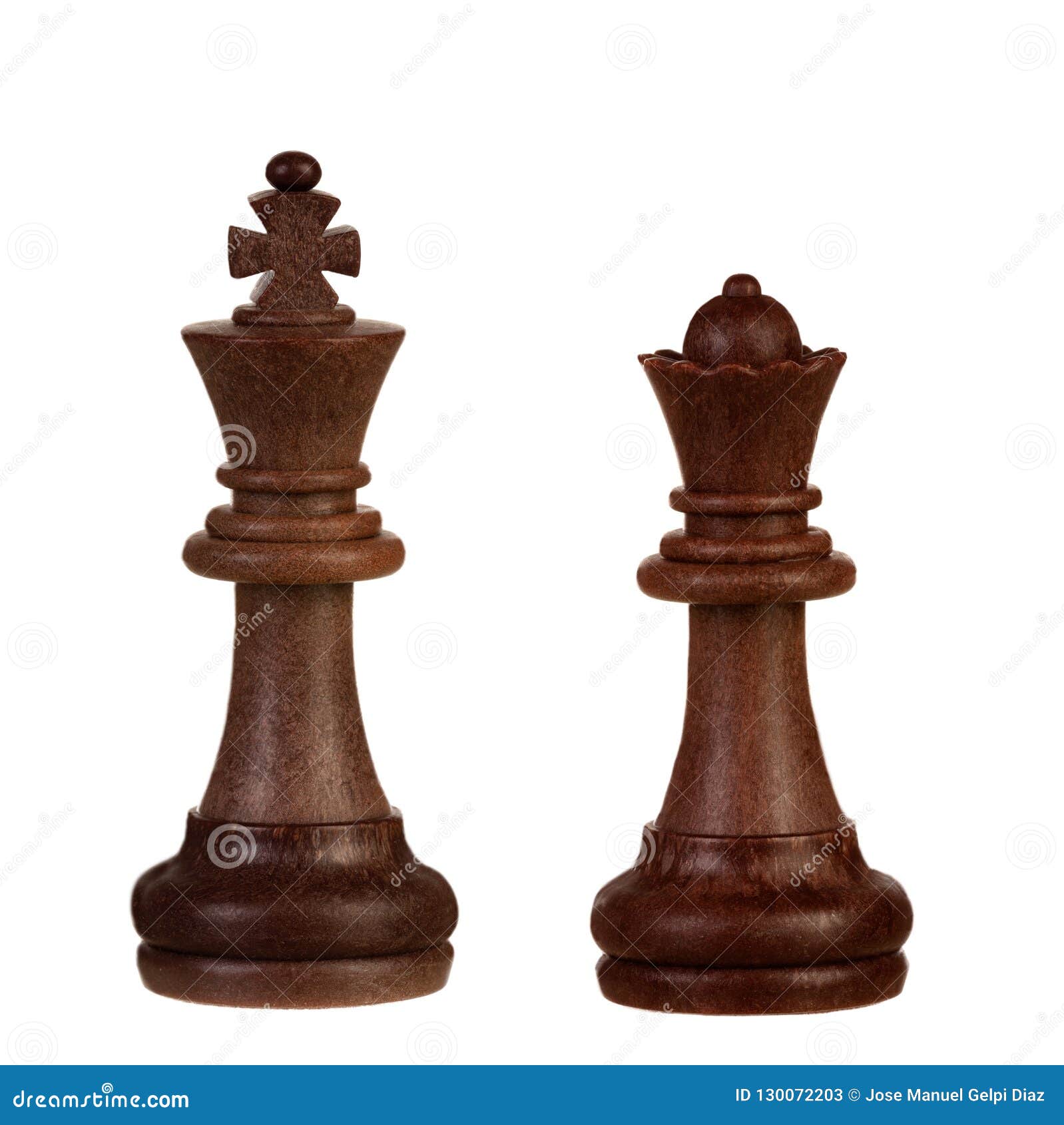 Wooden brown chess pieces stock image. Image of king - 130072203