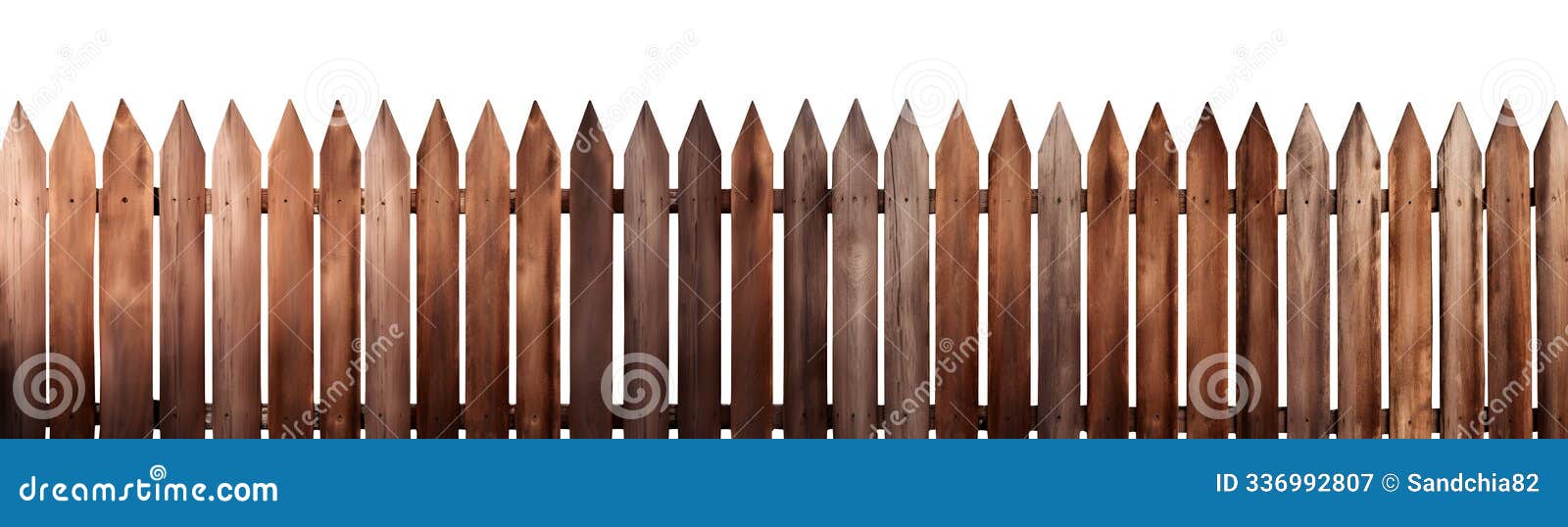 wooden brown rustic board wood fence gate on transparent background cutout, png