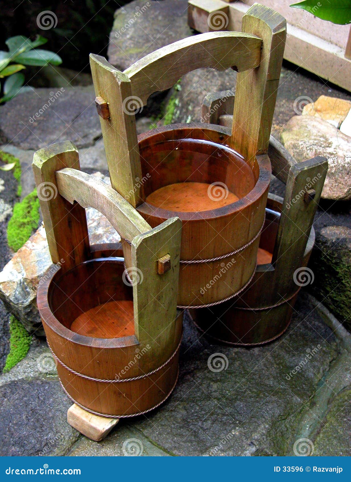 Wooden canisters stock photo. Image of wood, manufacturing 33596