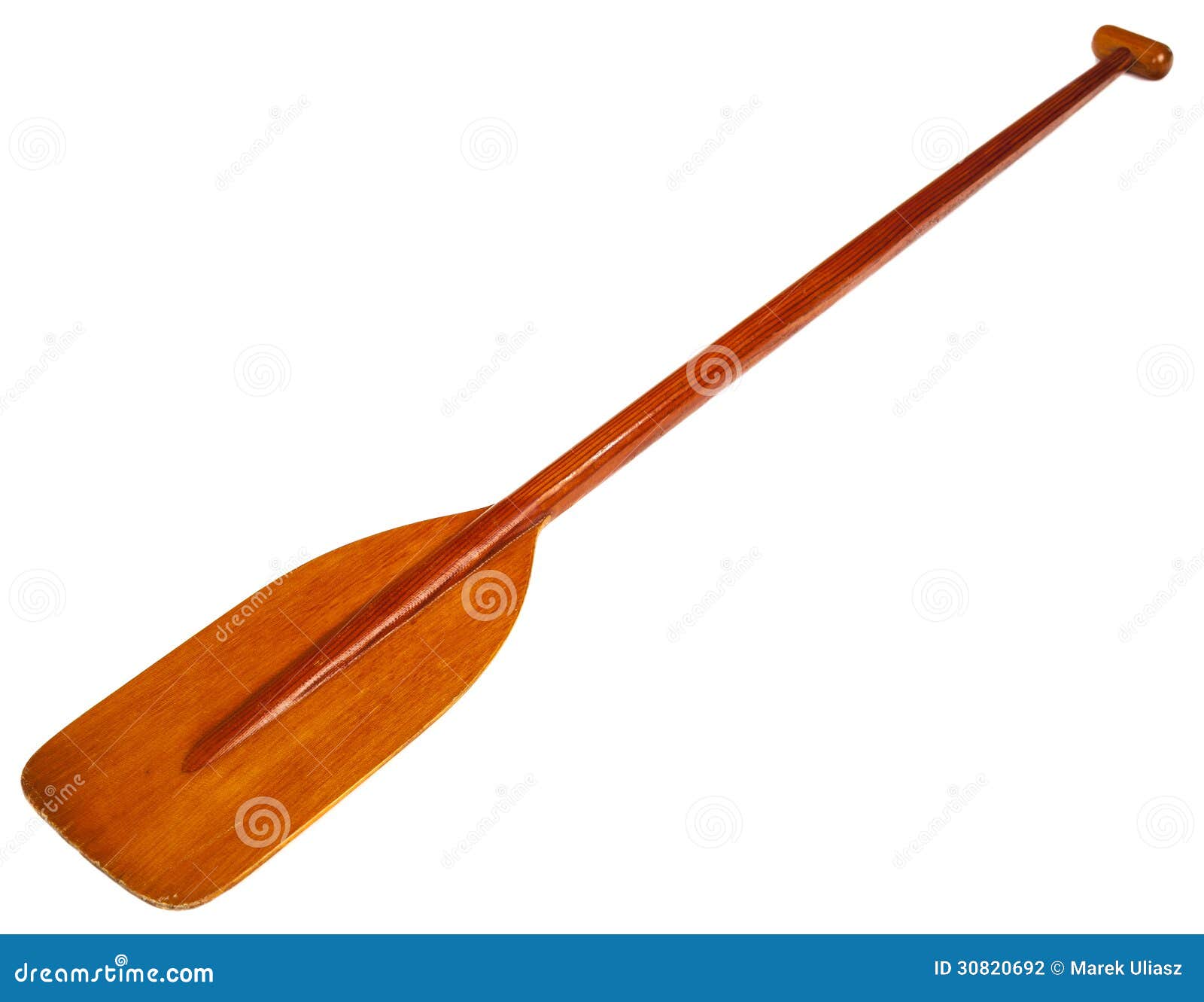 Wooden Canoe Paddle Stock Photography - Image: 30820692