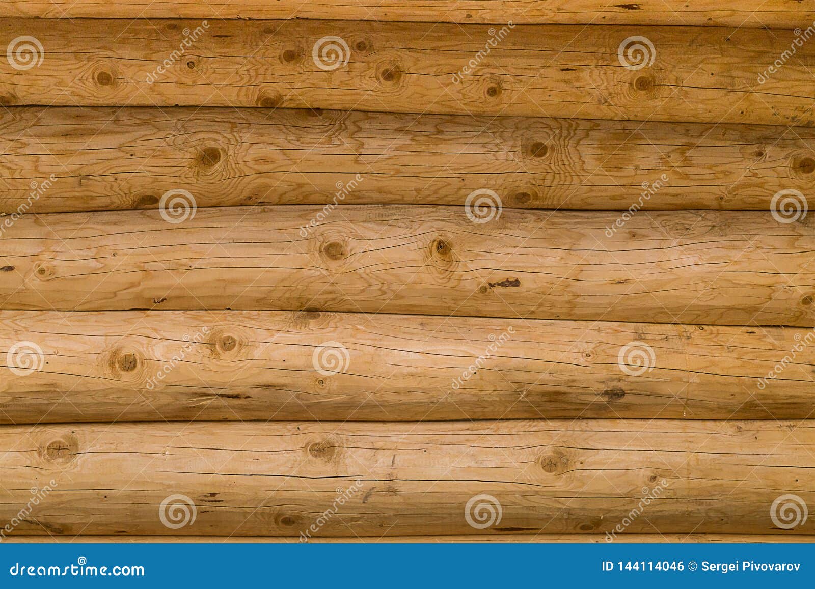 wooden canvas parallel logs round building material traditional rustic background canvas light beige
