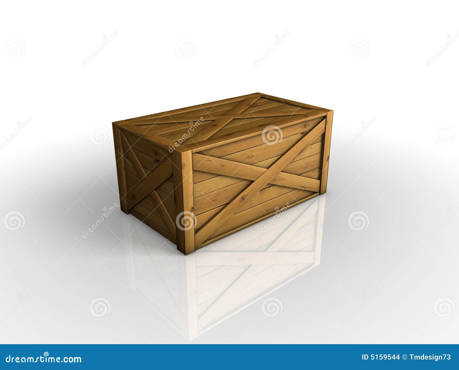 Wooden Cargo Box stock illustration. Illustration of carry 5159544