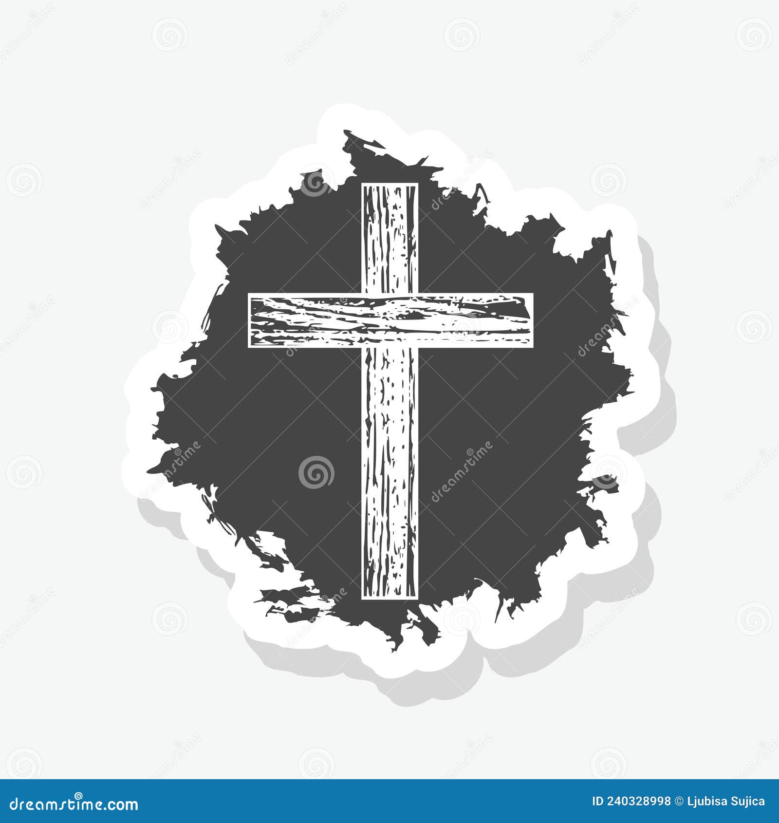 Free Vector  Lettering christian faith stickers collection