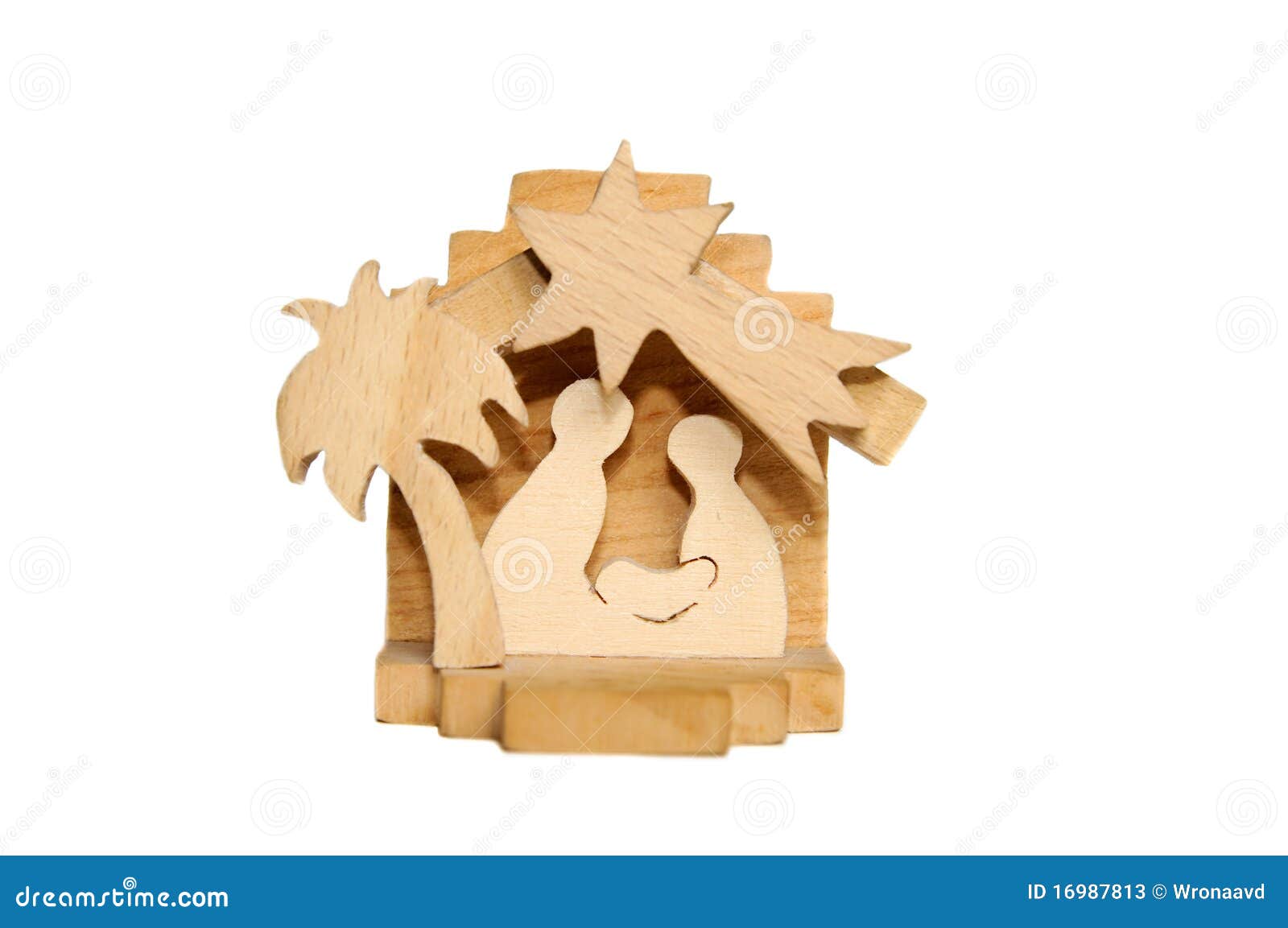 Wooden Christmas Crib Of Holy Family - Nativity Sc Stock ... Wooden Christmas Crib Of Holy Family - Nativity Sc Stock ...