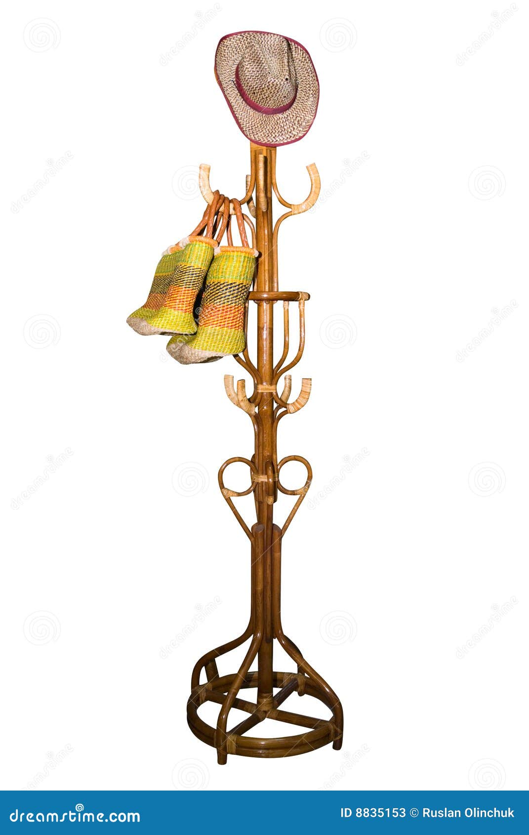 Wooden coat rack stock image. Image of indoor, dress, fashion 8835153