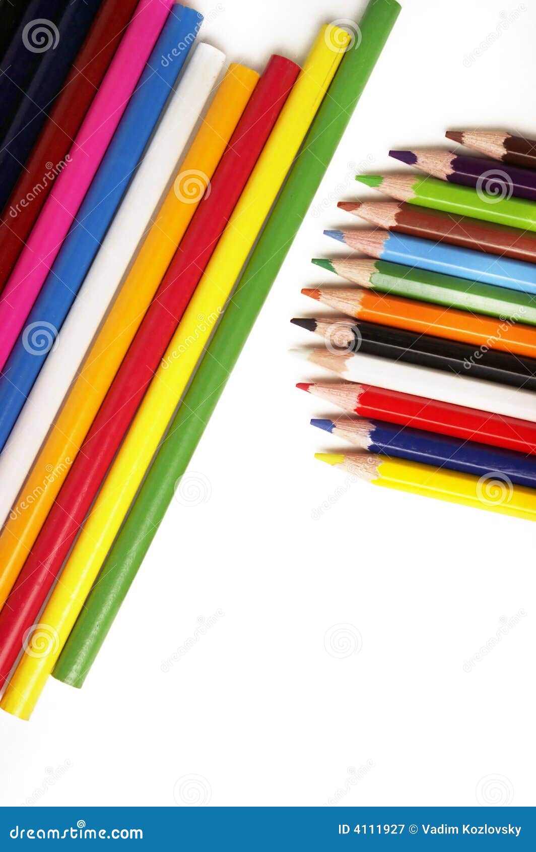Wooden Colored Pencils stock image. Image of supplies 4111927