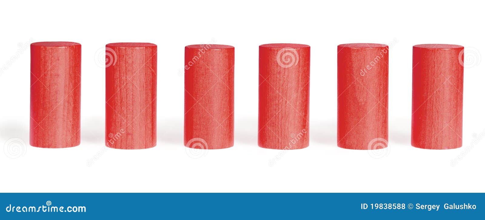 Wooden colour cylinders stock photo. Image of construct 19838588