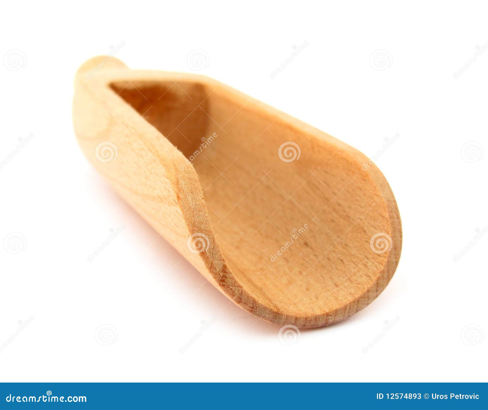 Wooden condiment spoon stock image. Image of grains, spoon 12574893