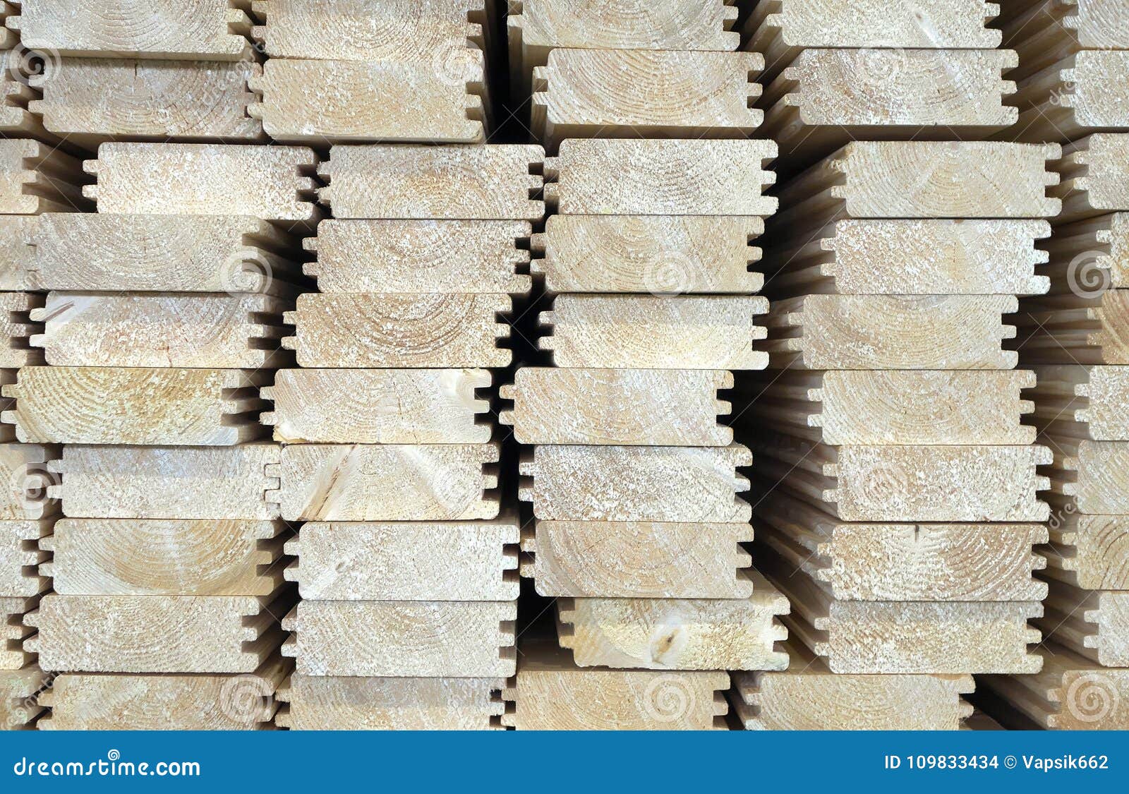 Wooden Construction Boards. Stock Photo Image of board, industrial 109833434