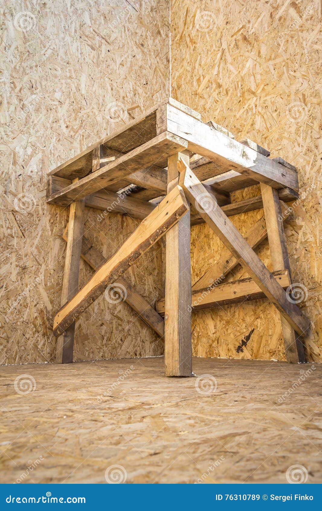 Wooden Construction Sawbuck Stock Image Image of color, timber 76310789
