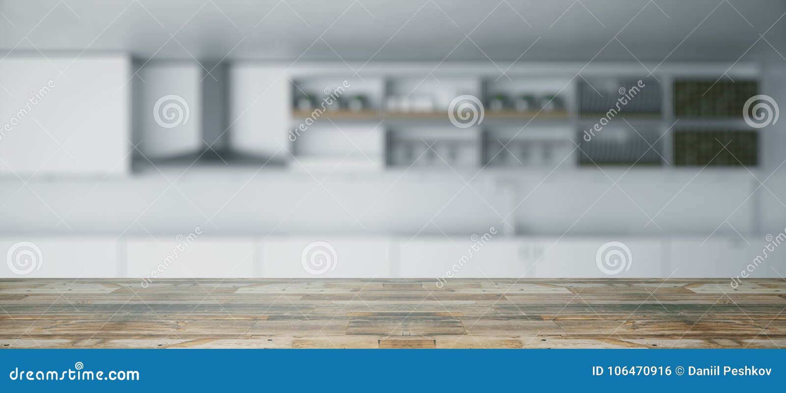 Wooden Counter on Kitchen Texture Stock Illustration - Illustration of
