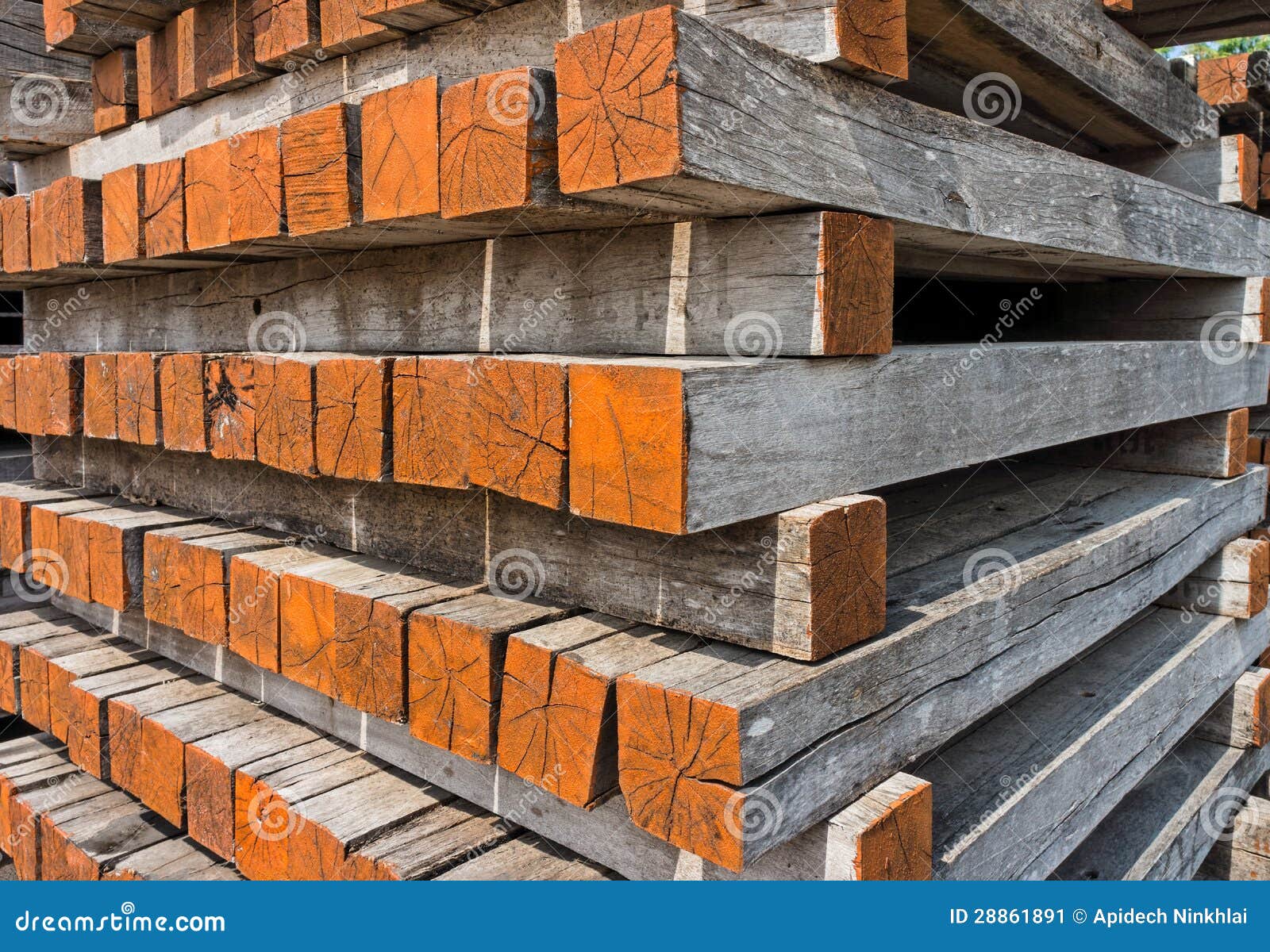 Wooden cross arms stock image. Image of roof, building 28861891