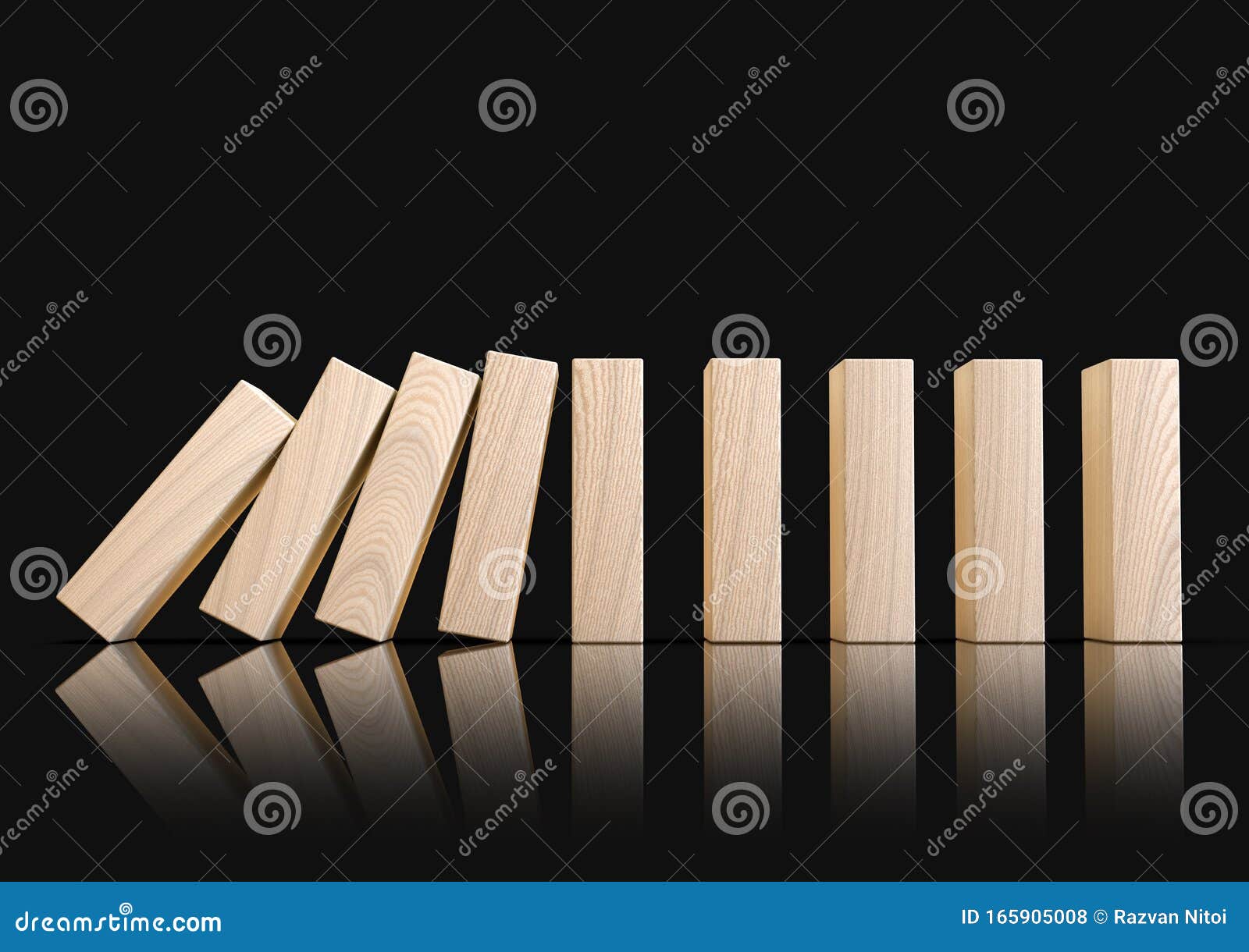 wooden domino blocks