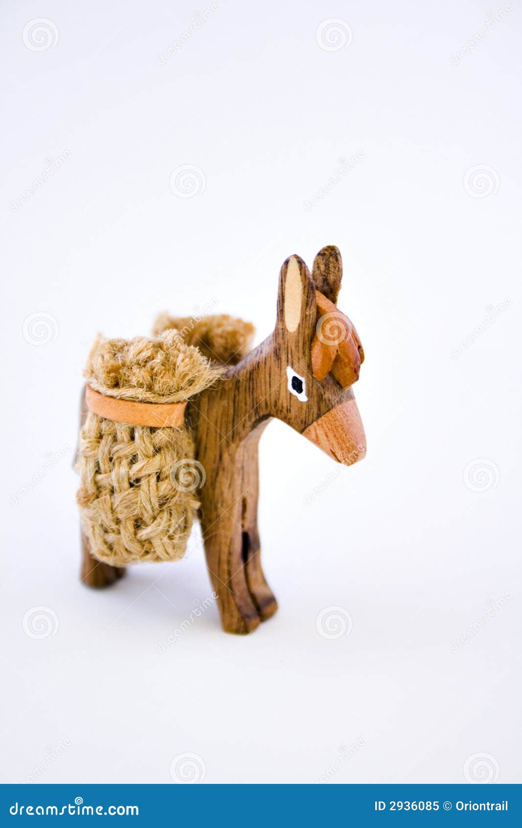 wooden donkey souvenir