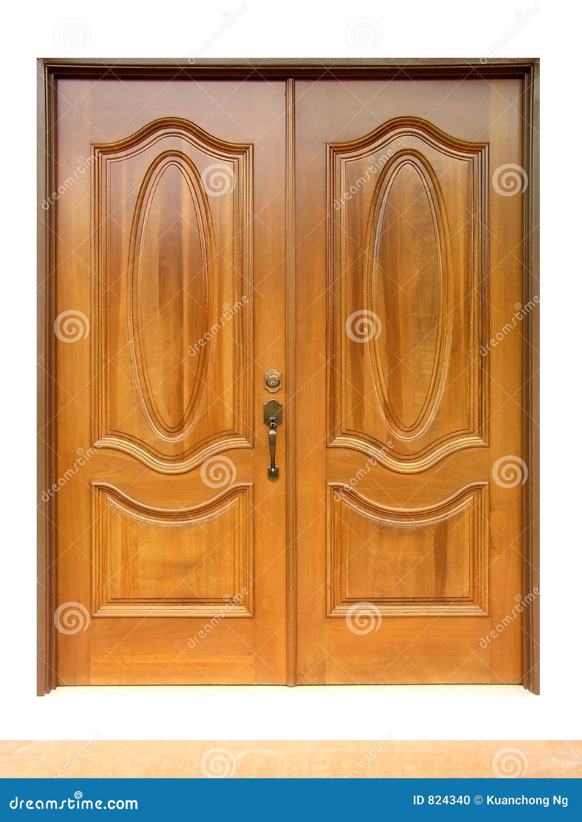 Wooden Door Stock Photo Image Of Institution Secure Outside