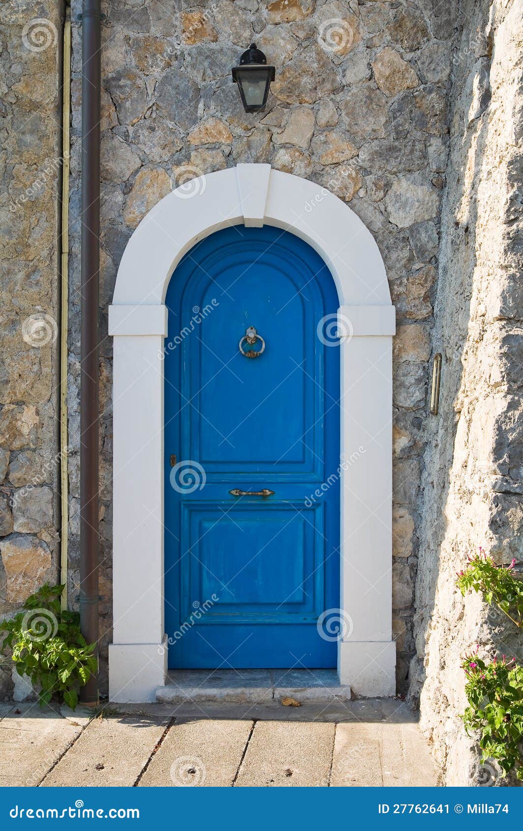 wooden door. maratea. basilicata. italy.