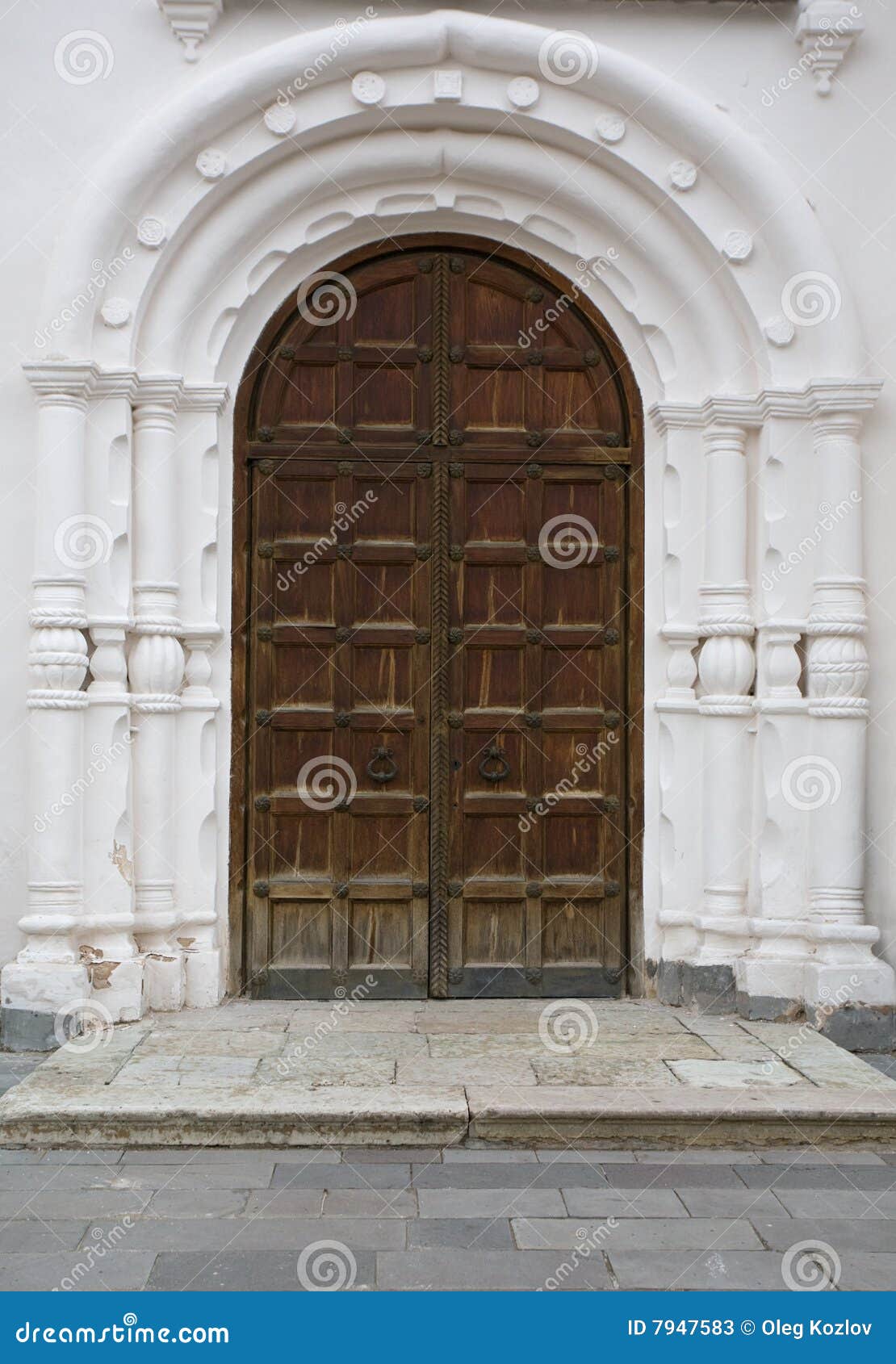 Wooden door of monastery stock image. Image of historical 7947583