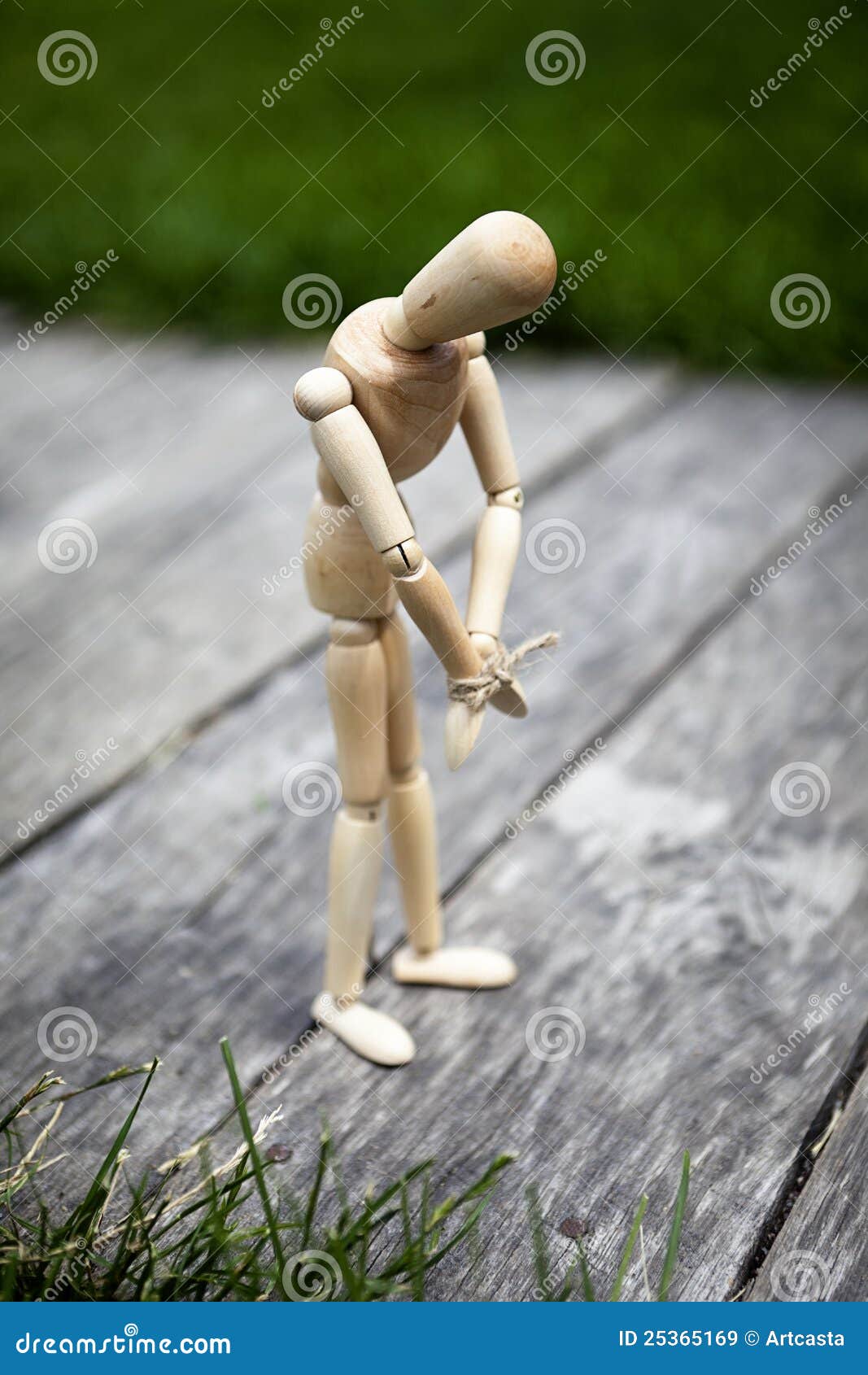 Wooden dummy stock image. Image of puppet, depressed 25365169