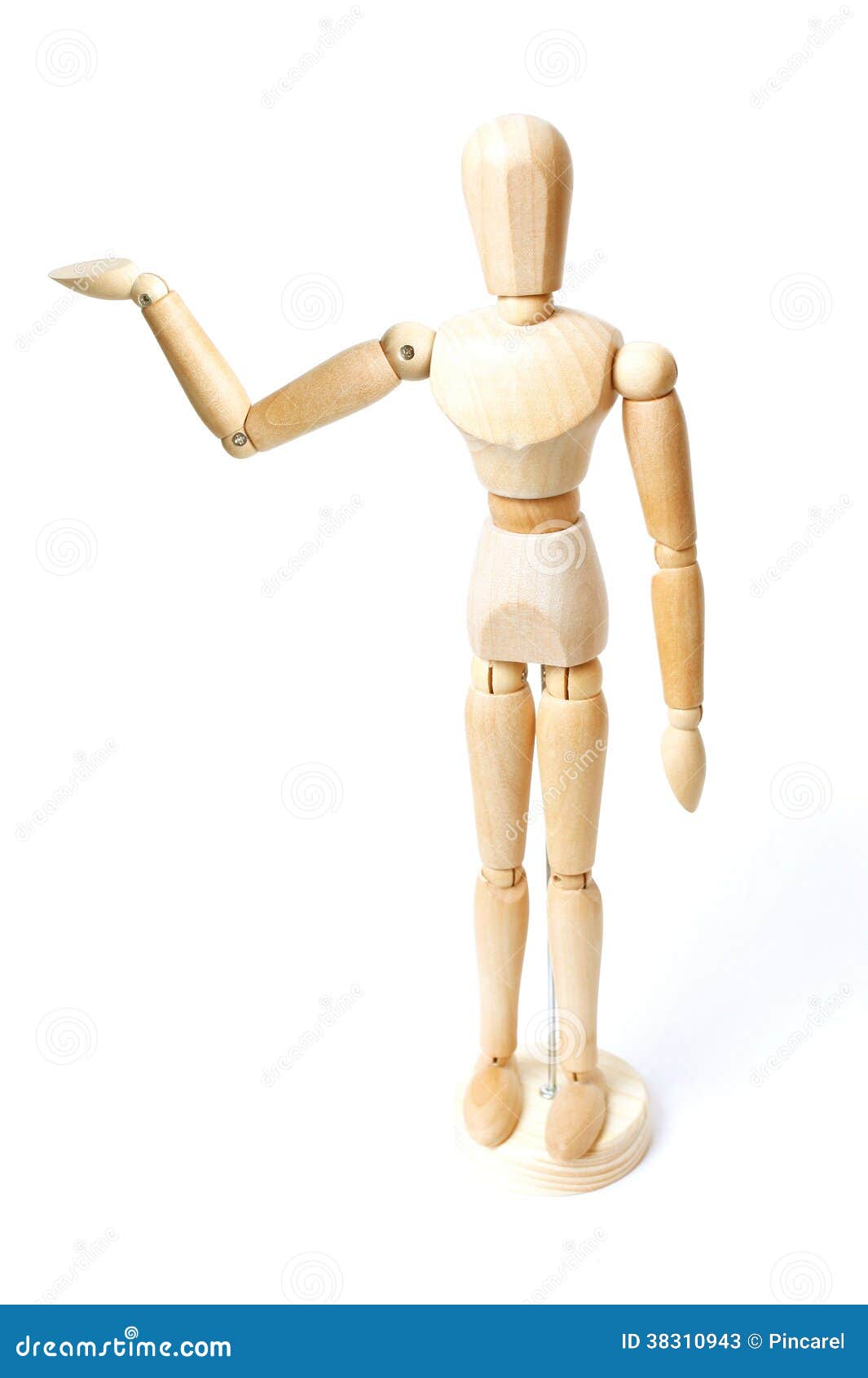 Wooden dummy mannequin stock image. Image of manikin 38310943