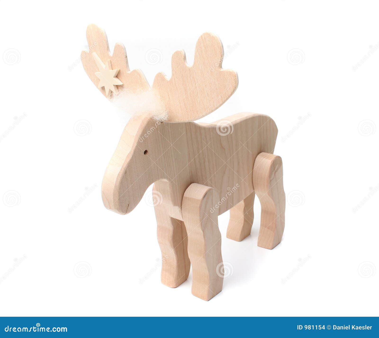 Wooden elk stock photo. Image of rudi, caribou, advent 981154