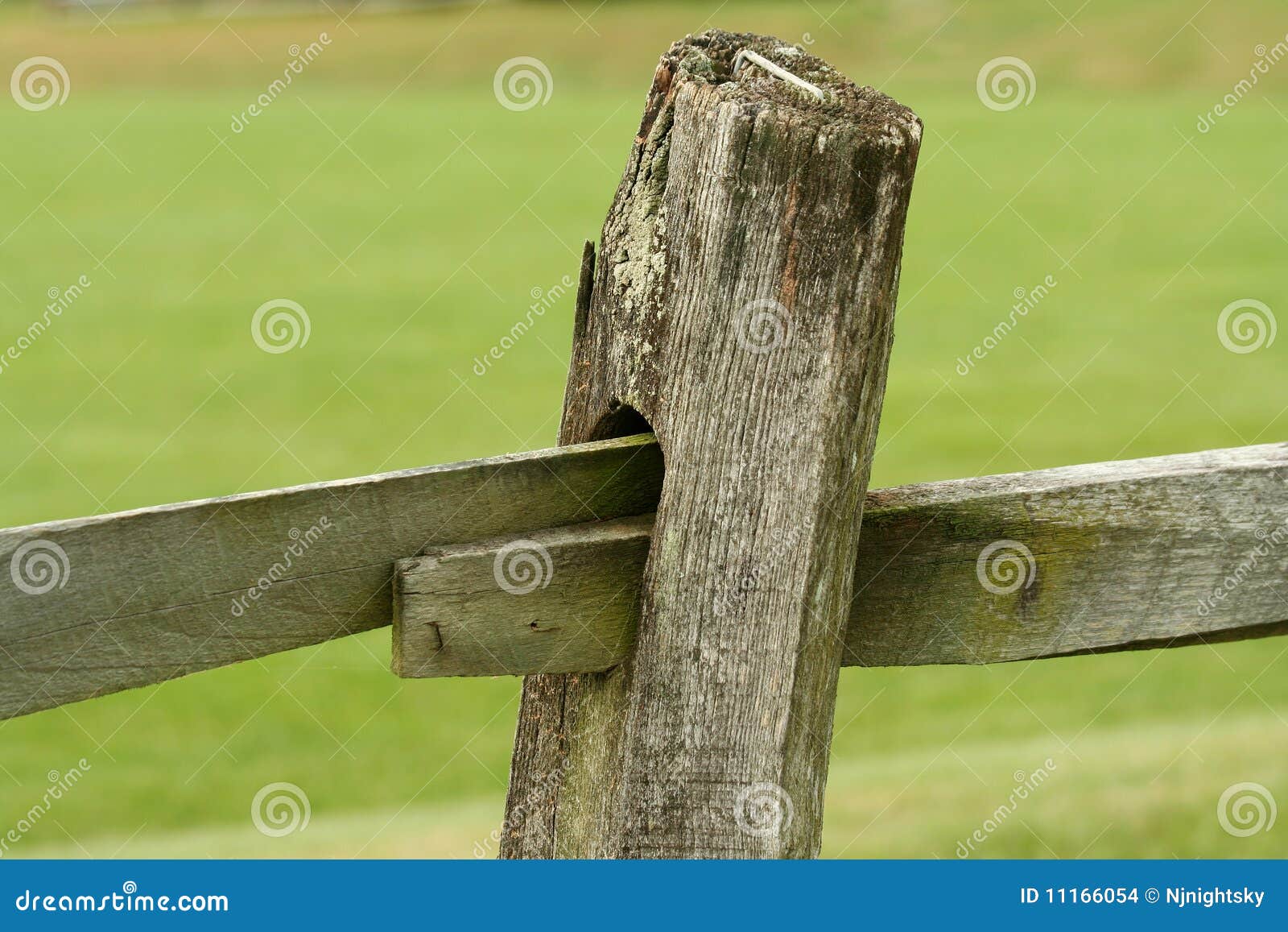 Wooden Fence Post Stock Images - Image: 11166054