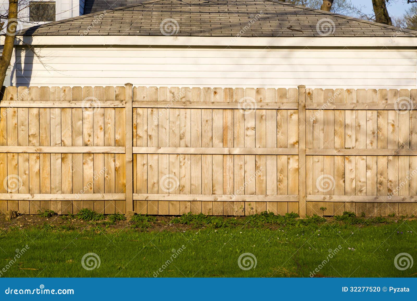 wooden fence