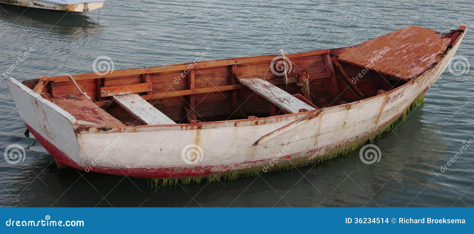 Wooden fishing boat stock photo. Image of floating, island ...