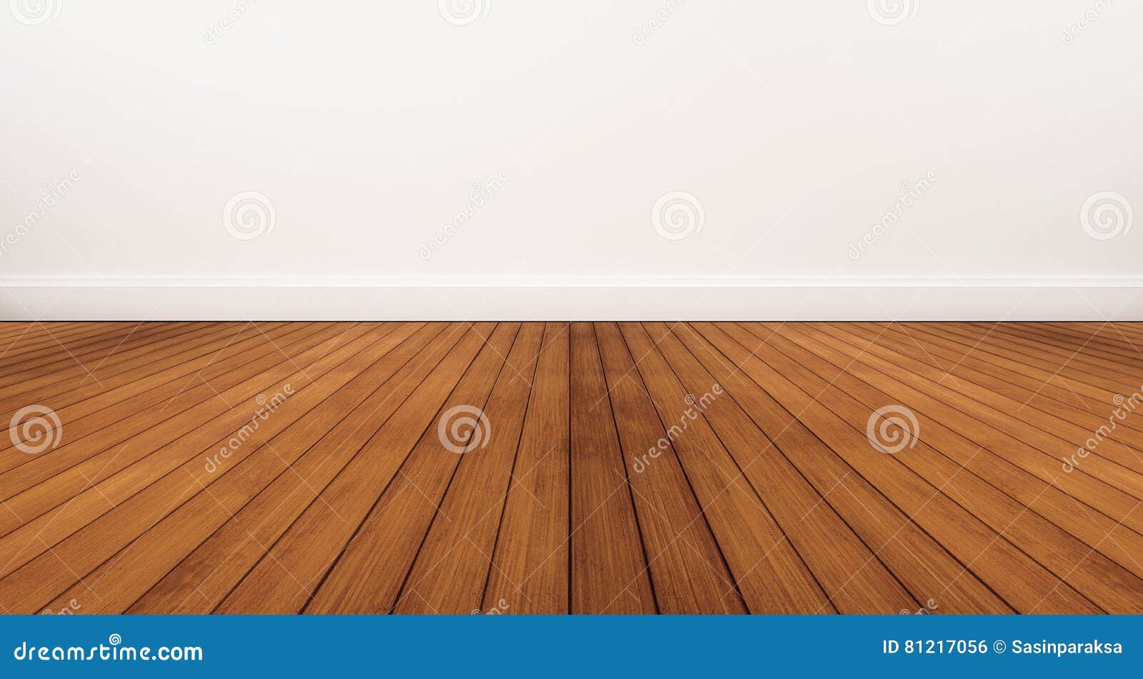 wooden floor and white wall