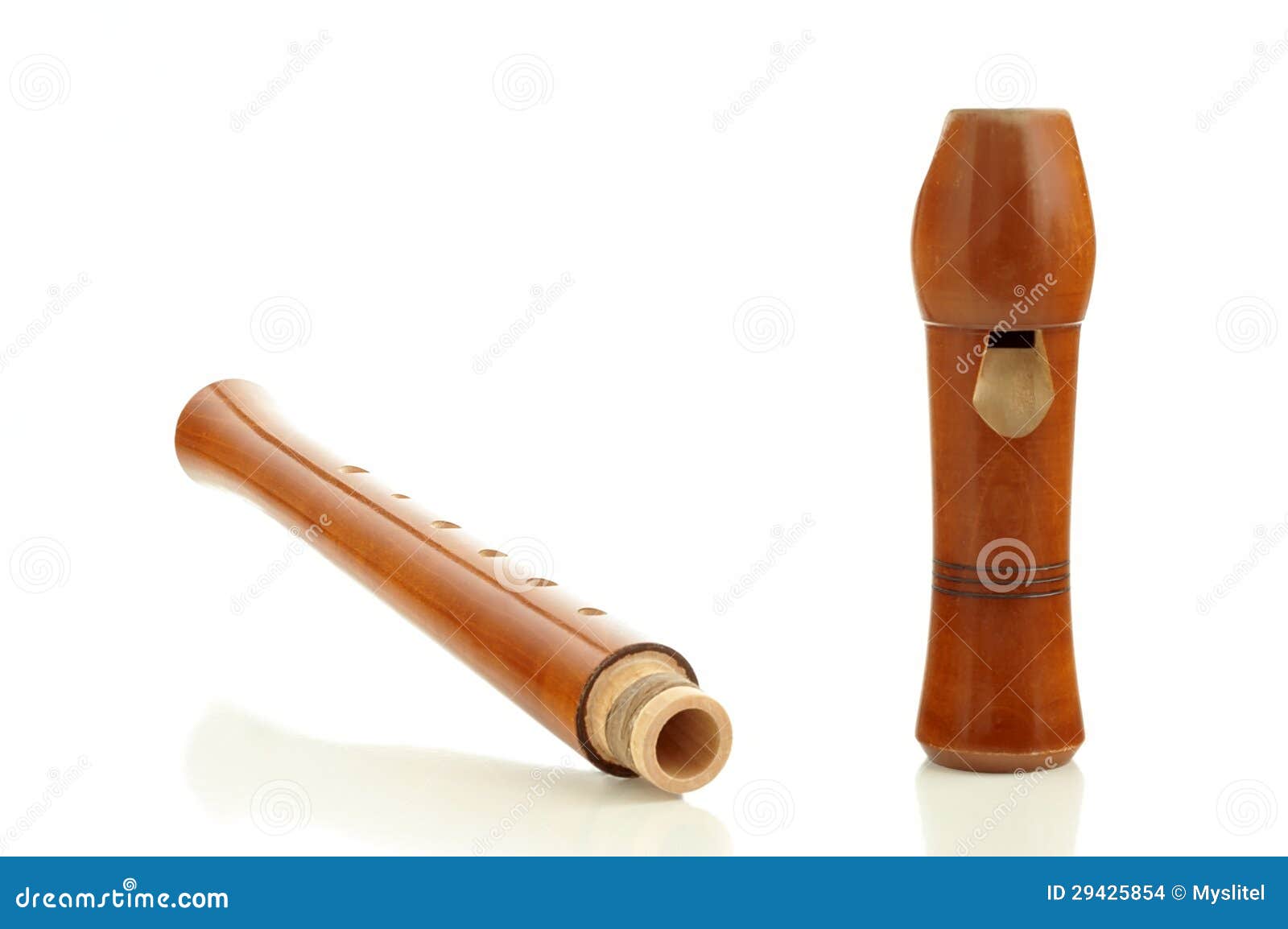 Wooden flute stock photo. Image of object, melody, beautiful 29425854