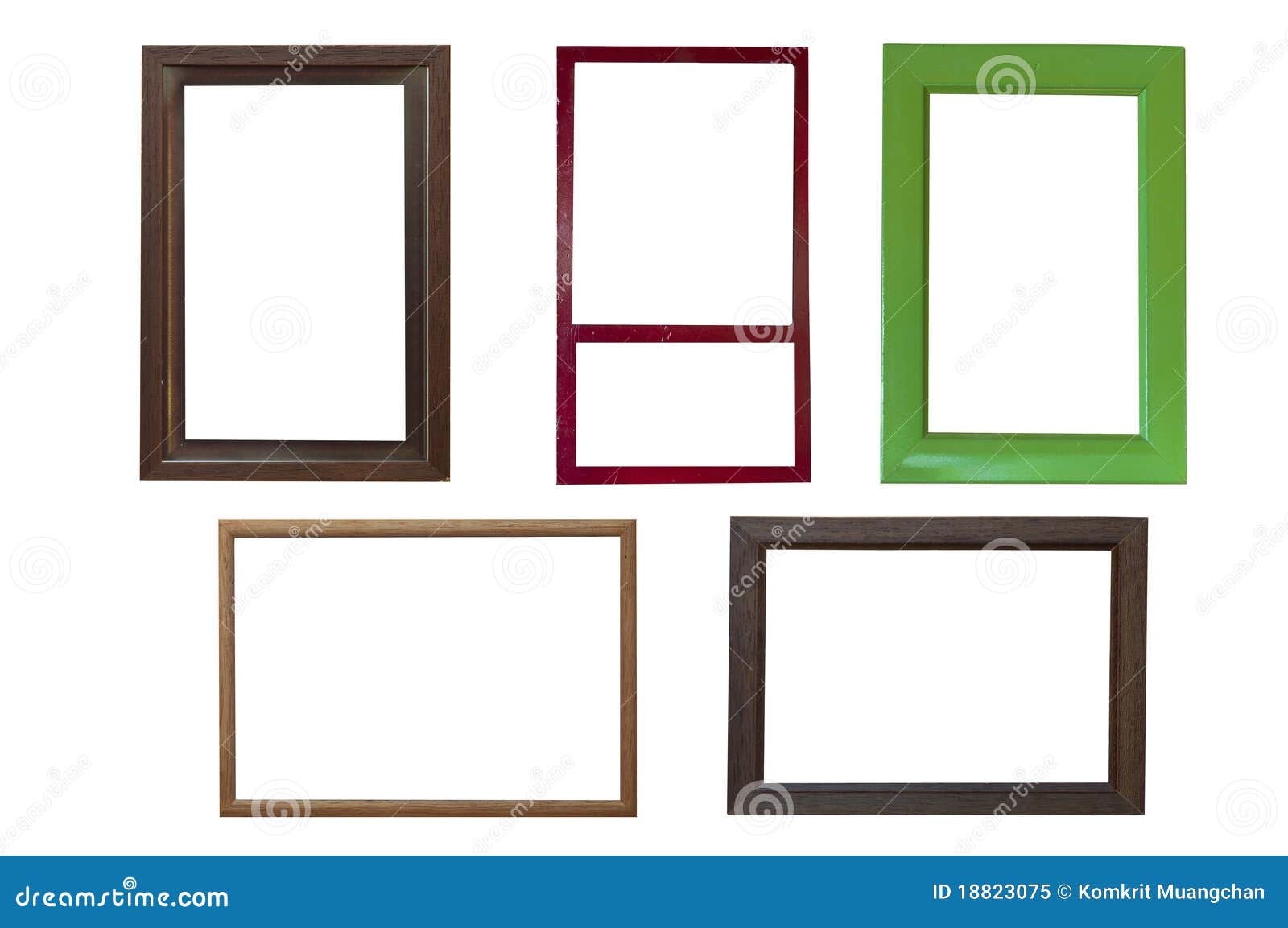 Wooden frames stock image. Image of gallery, furniture 18823075