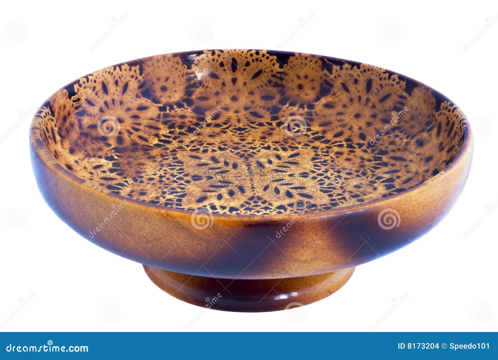 Wooden fruit bowl stock photo. Image of ornament, side 8173204