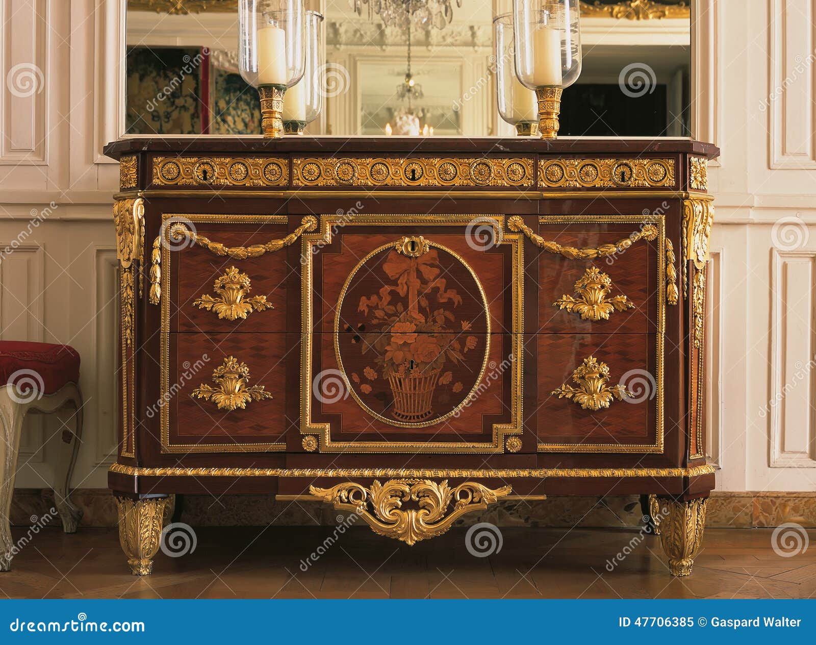 Wooden Furniture At Versailles Palace Editorial Image 