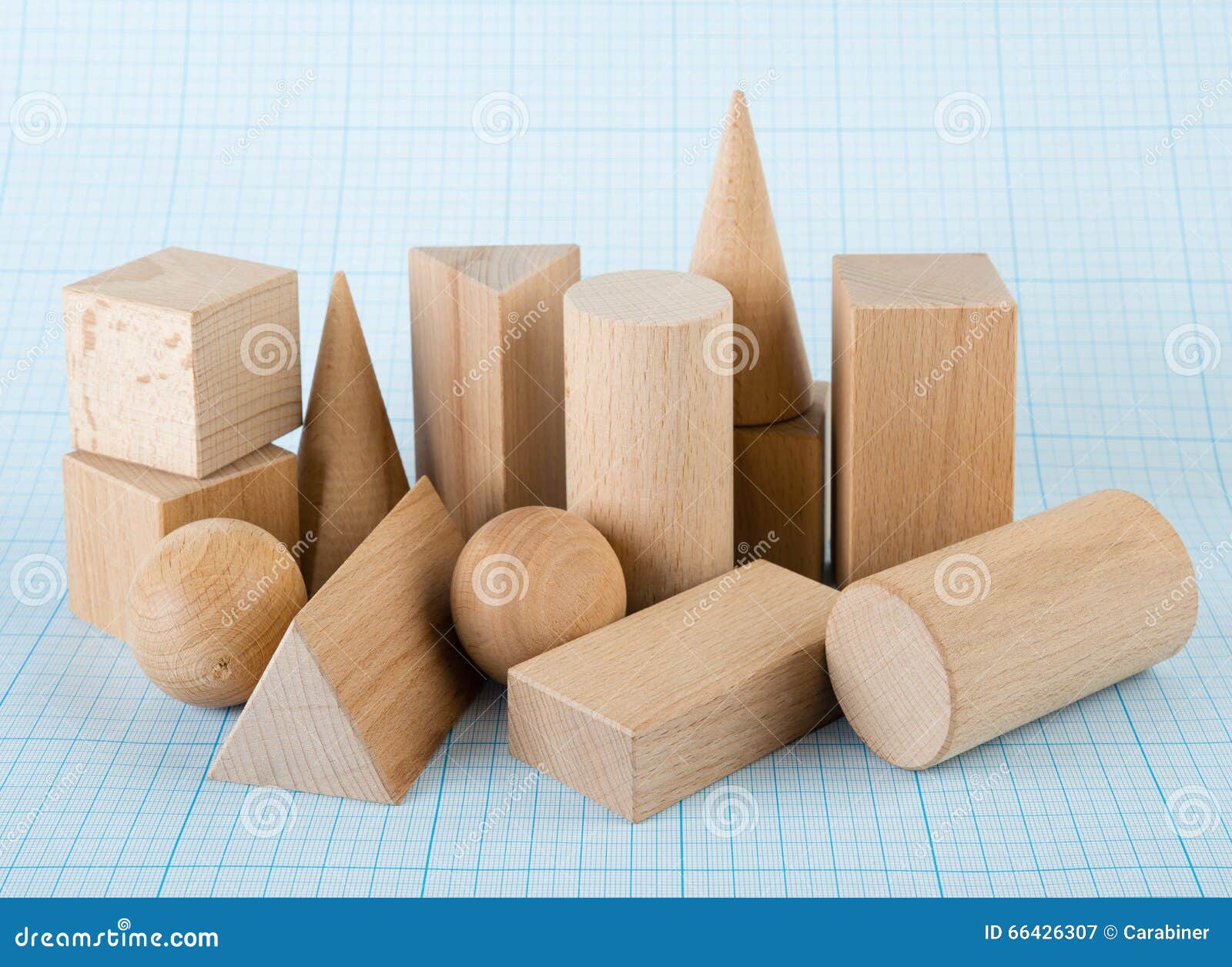 Wooden geometric shapes stock image. Image of curvilinear 66426307