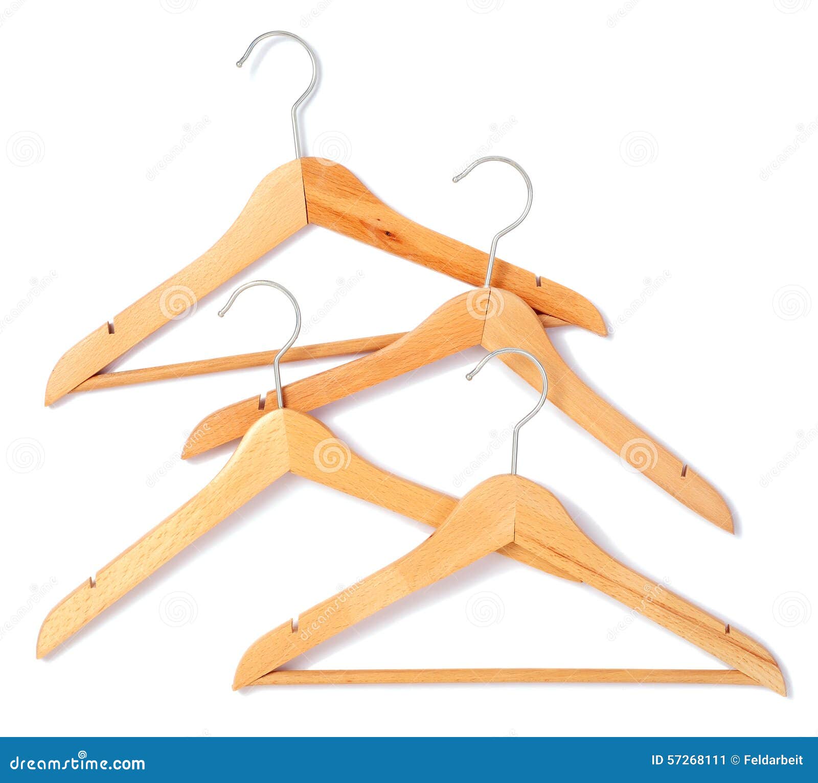 Wooden hangers stock image. Image of coat, storage, accessory 57268111