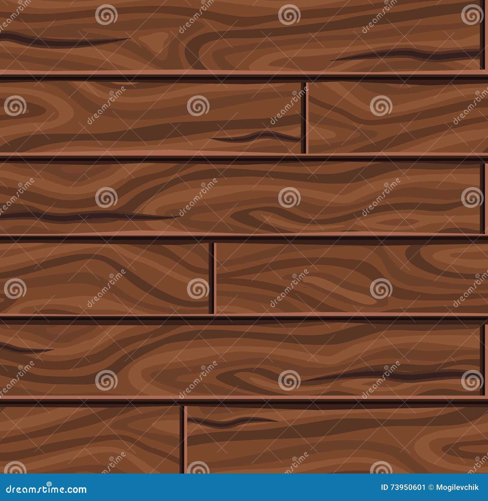 Wooden Horizontal Planks Background Cartoon Vector 73950601 