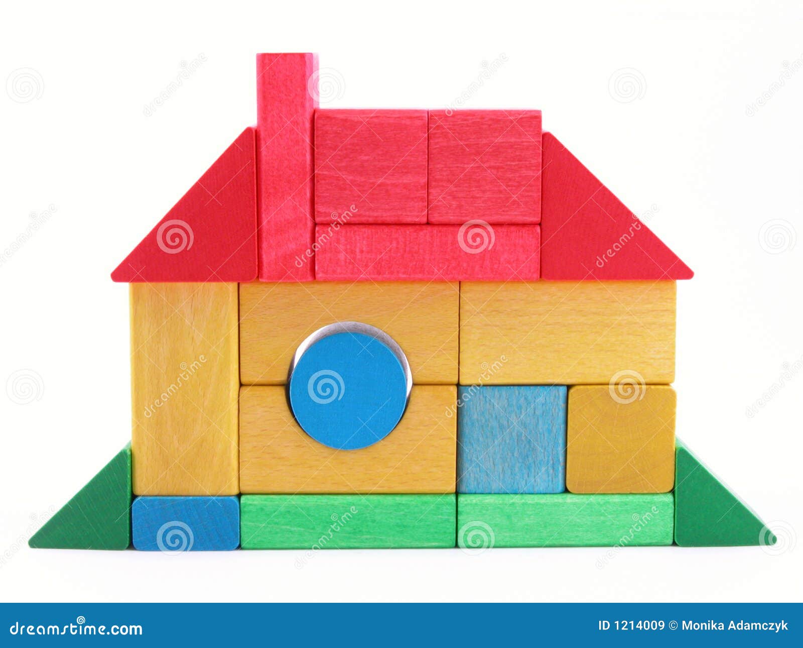 wooden house blocks