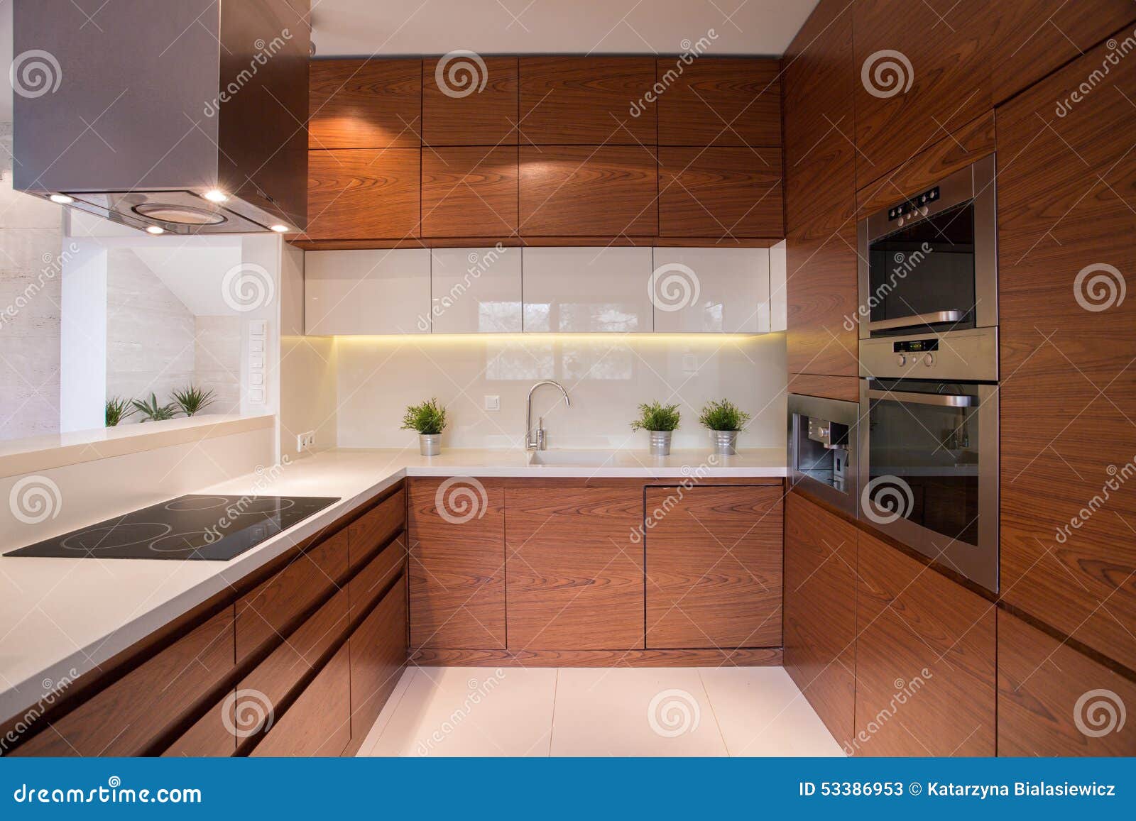 wooden kitchen cabinet